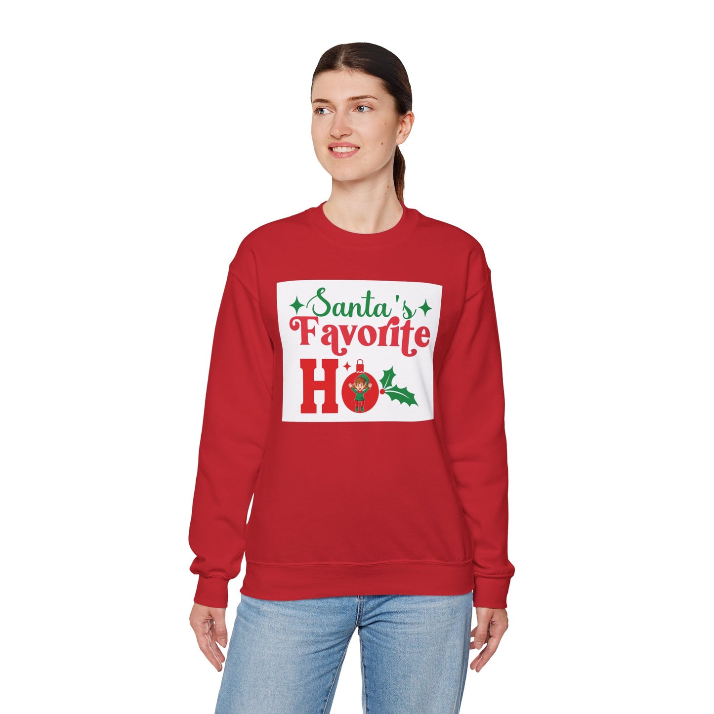 Santa's Favorite Ho Sweatshirt – Funny Christmas Holiday Crewneck