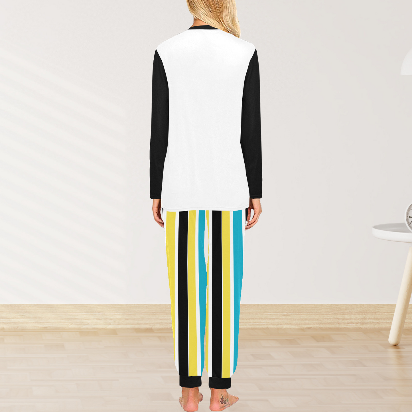 TropiKulture 2 Piece It's Christmas Bey! Bei! Bui!" Long Sleeve Pajamas Set