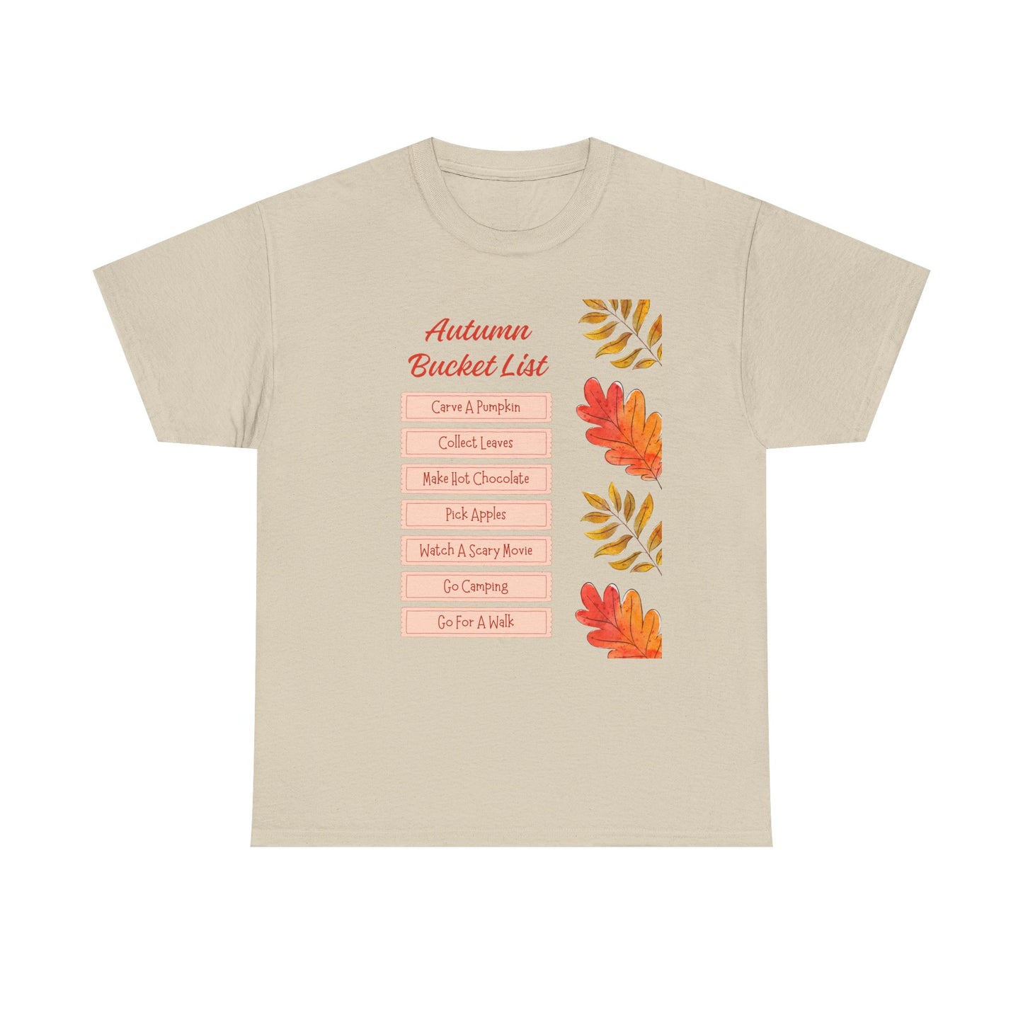 Autumn Bucket List Tee | Cozy Fall Vibes