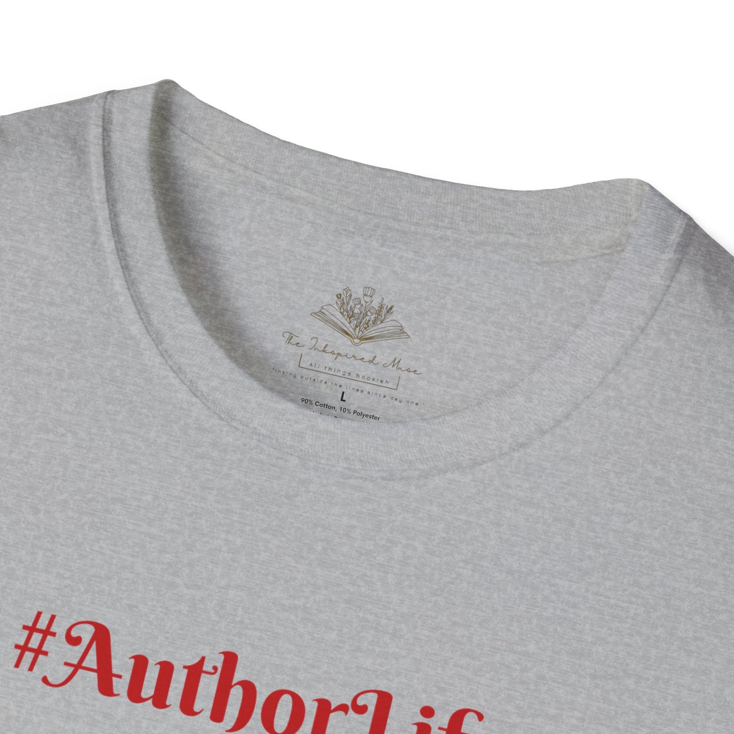 #AuthorLife T-Shirt, Book Lover Gift, Writer Shirt, Literary Tee, Busy Author Top