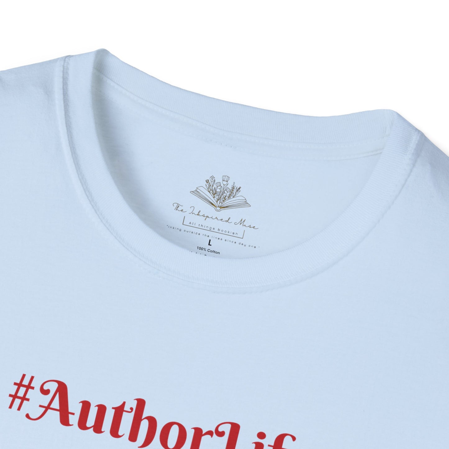 #AuthorLife T-Shirt, Book Lover Gift, Writer Shirt, Literary Tee, Busy Author Top
