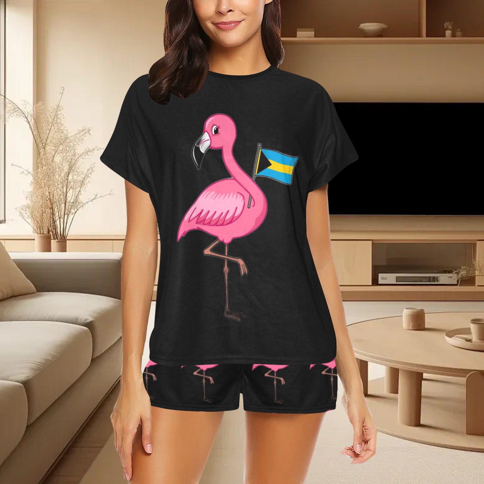 Flamingo 2 Piece Loungewear set