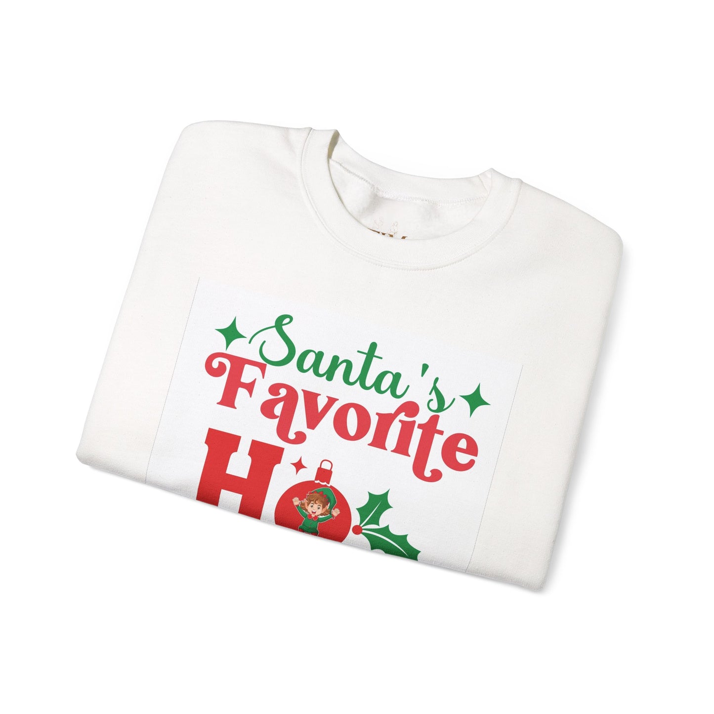 Santa's Favorite Ho Sweatshirt – Funny Christmas Holiday Crewneck