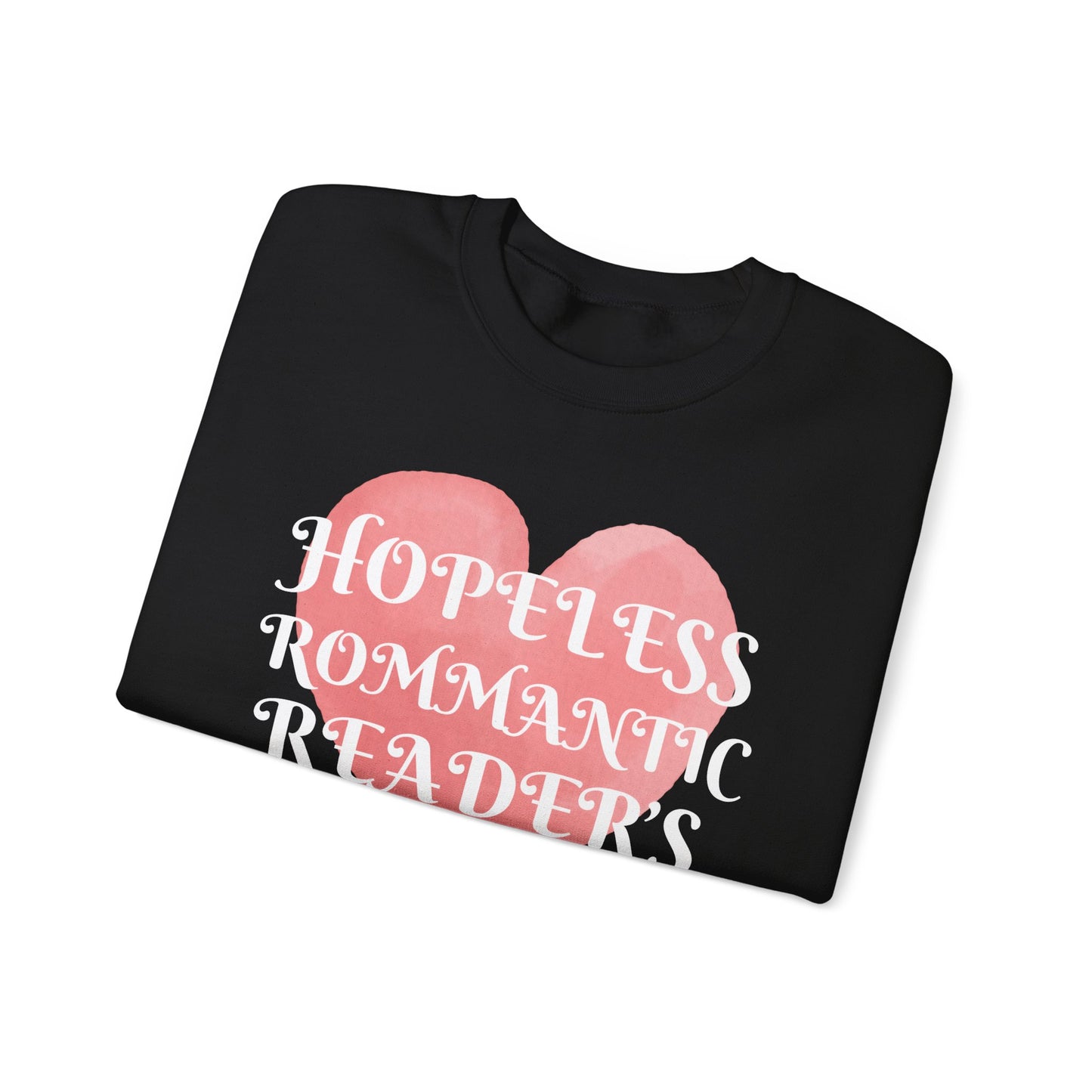 Hopeless Romantic Crewneck Sweatshirt, Cozy Sweatshirt, Valentine's Gift, Couples Apparel, Romantic Decor, Comfortable Layering