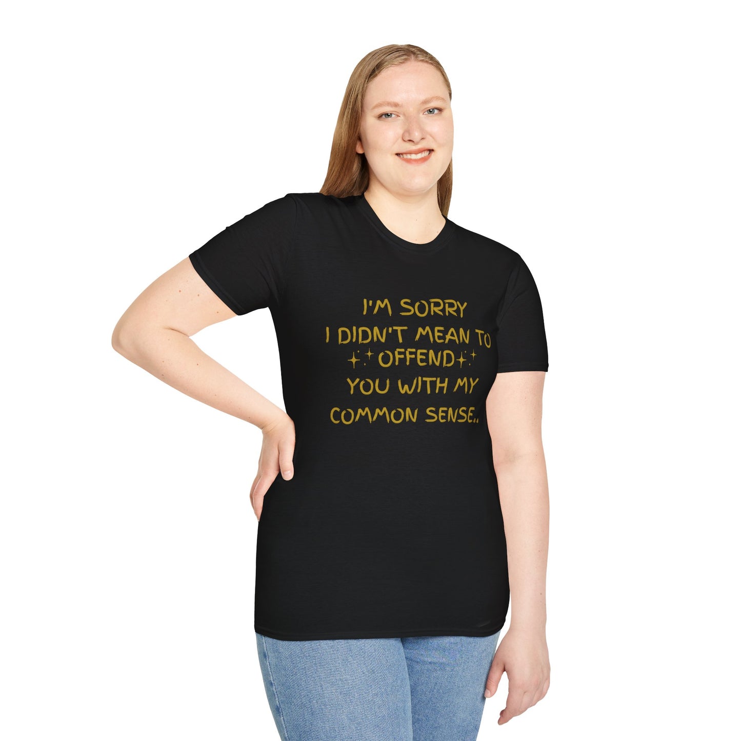 Unisex Humorous T-Shirt: "I'm Sorry I Didn't Mean to Offend" | Funny Gift for Friends, Casual Wear, Everyday Humor, Birthday Gift, Laughs