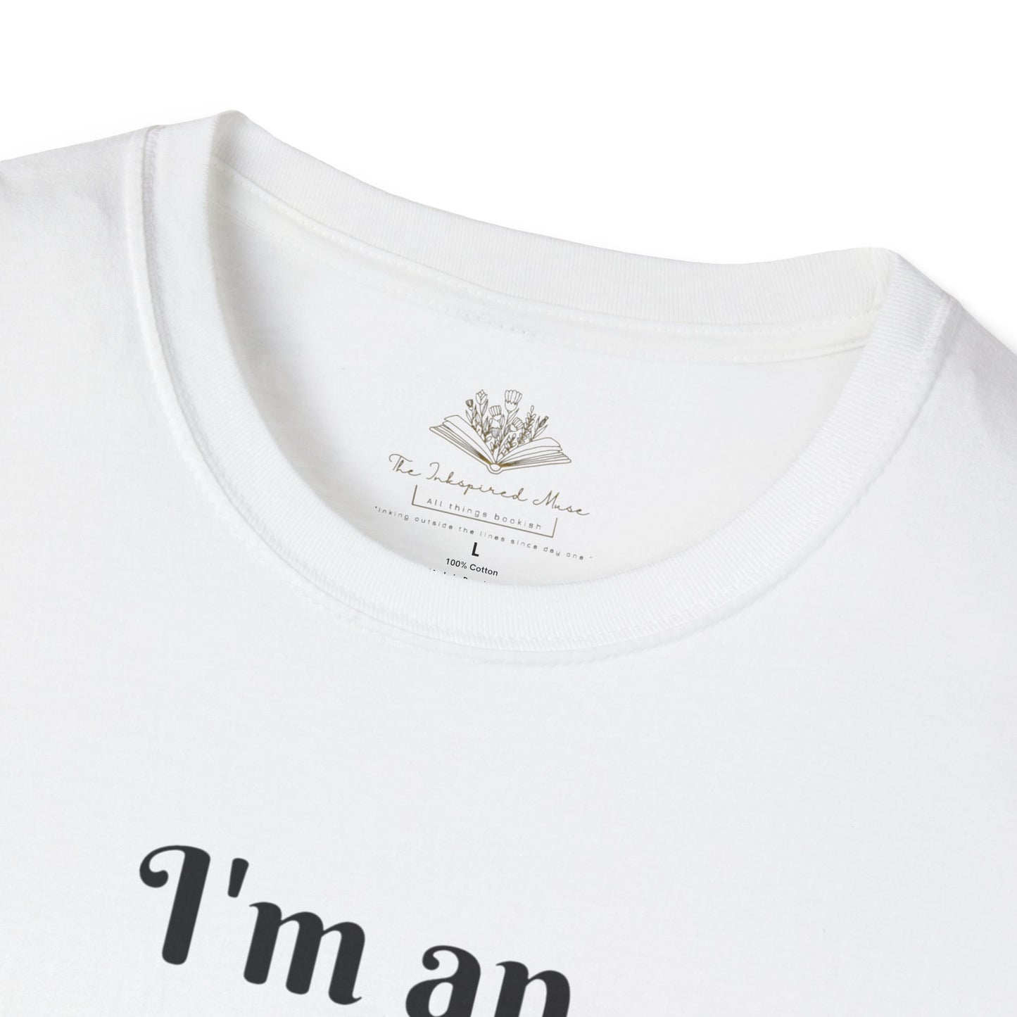 Author Quote T-Shirt, Gift for Writers, Literary Tee, Book Lover Apparel, Cute Author Shirt, Creative Writing Gift