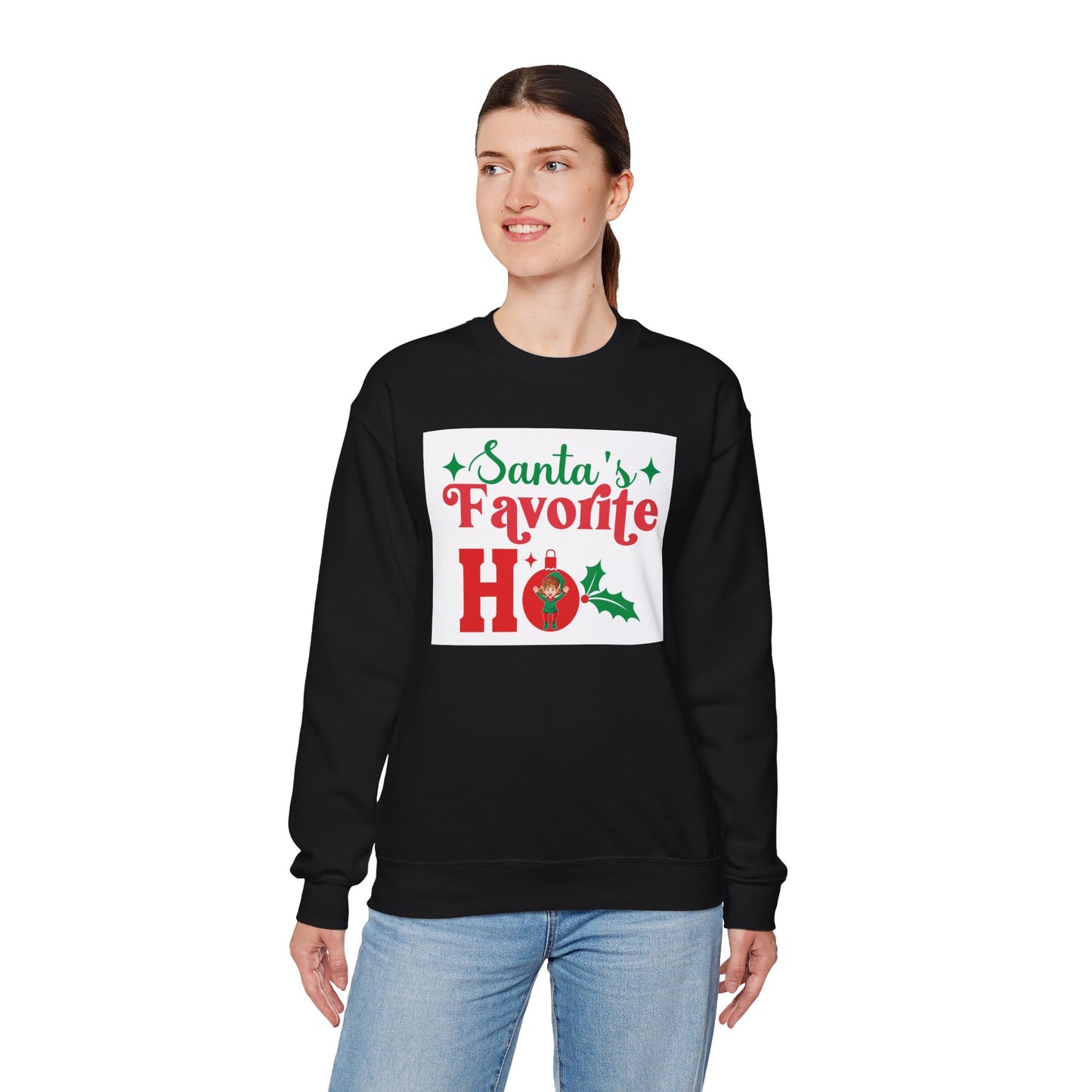 Santa's Favorite Ho Sweatshirt – Funny Christmas Holiday Crewneck