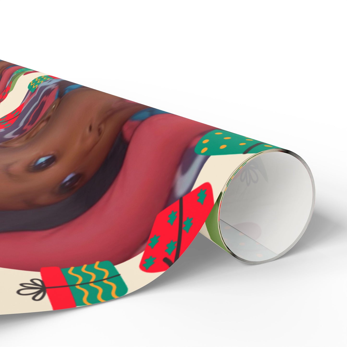 Personalized Christmas Wrapping Paper — "Nae’s 2nd Christmas" Photo Gift Wrap