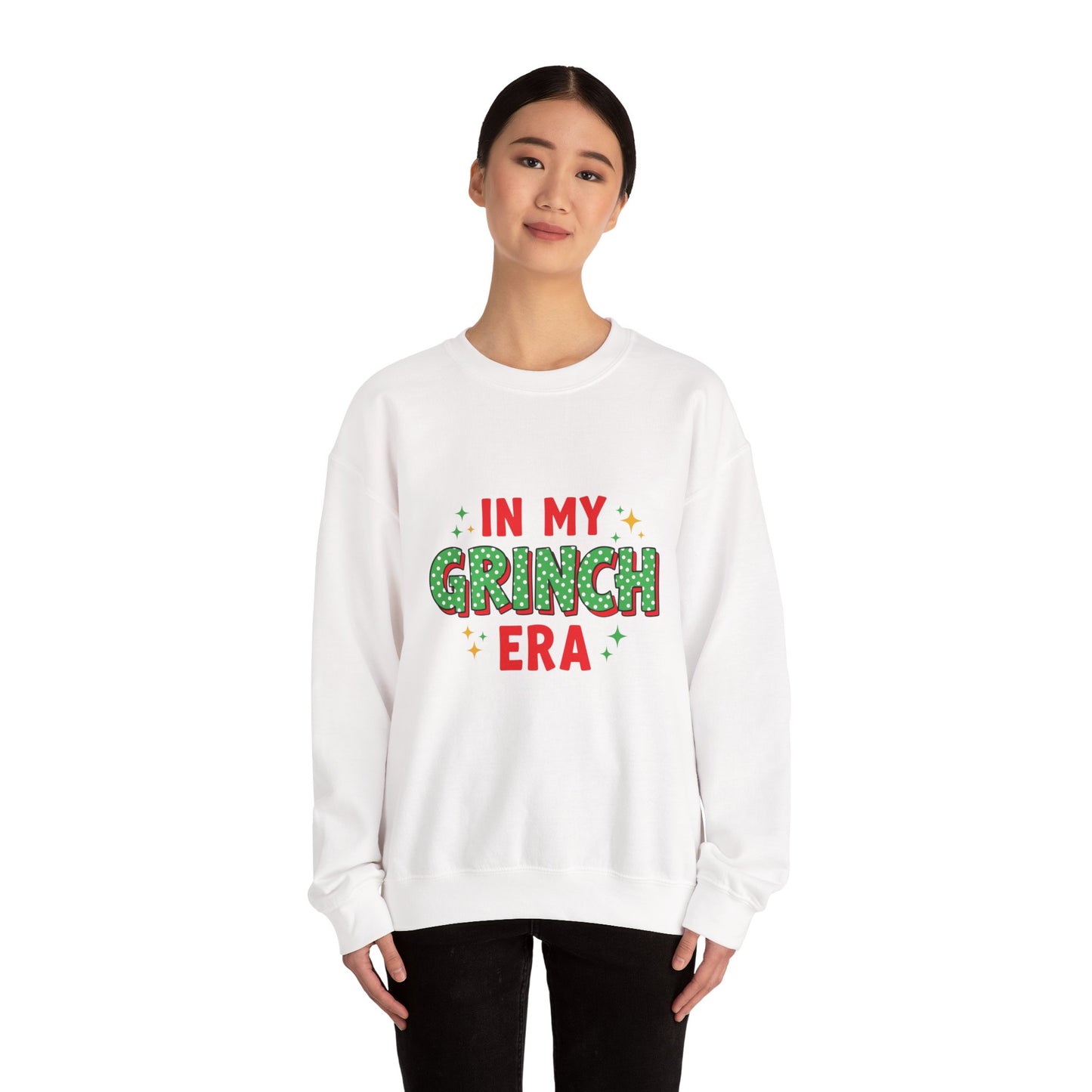 Crewneck Sweatshirt — "In My Grinch Era" Holiday Graphic