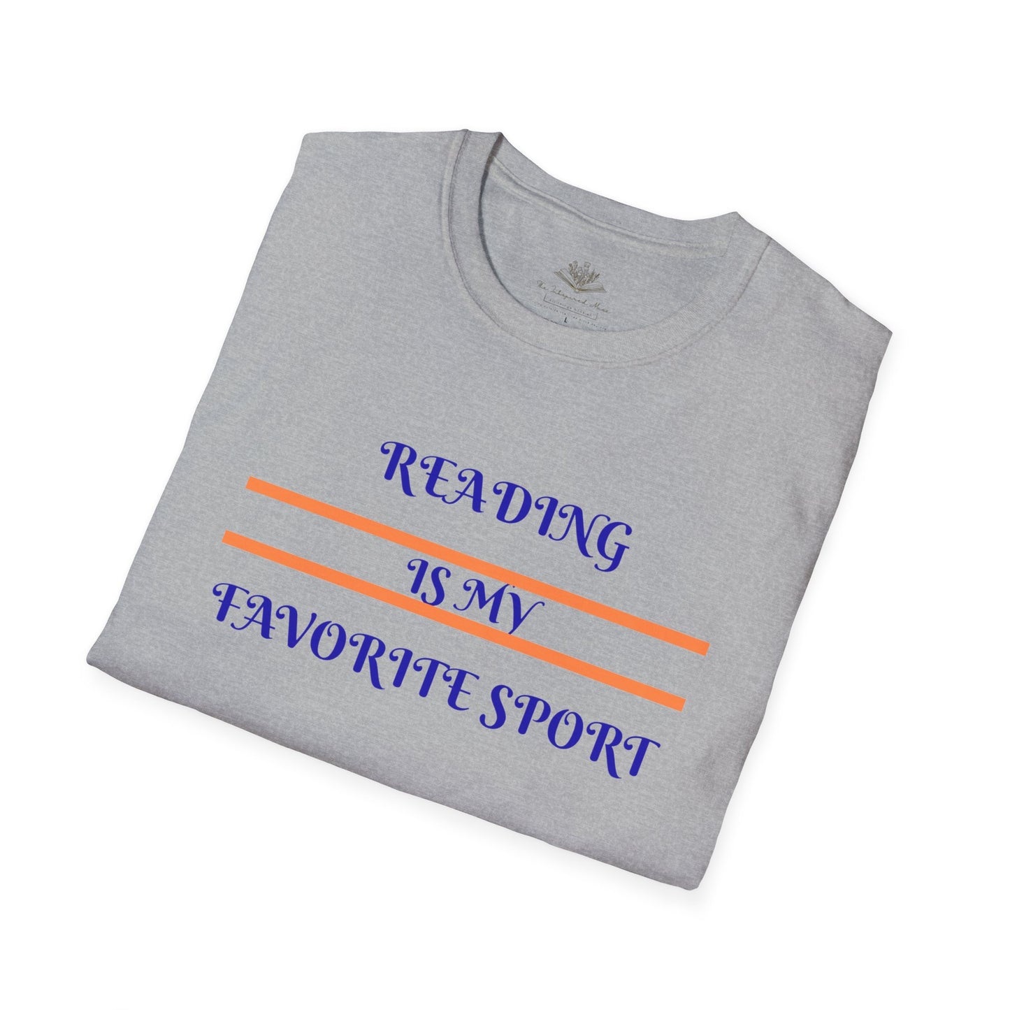 Reading is My Favorite Sport T-Shirt, Unisex Tee for Book Lovers, Gift for Readers and Students, Cute Literary Apparel