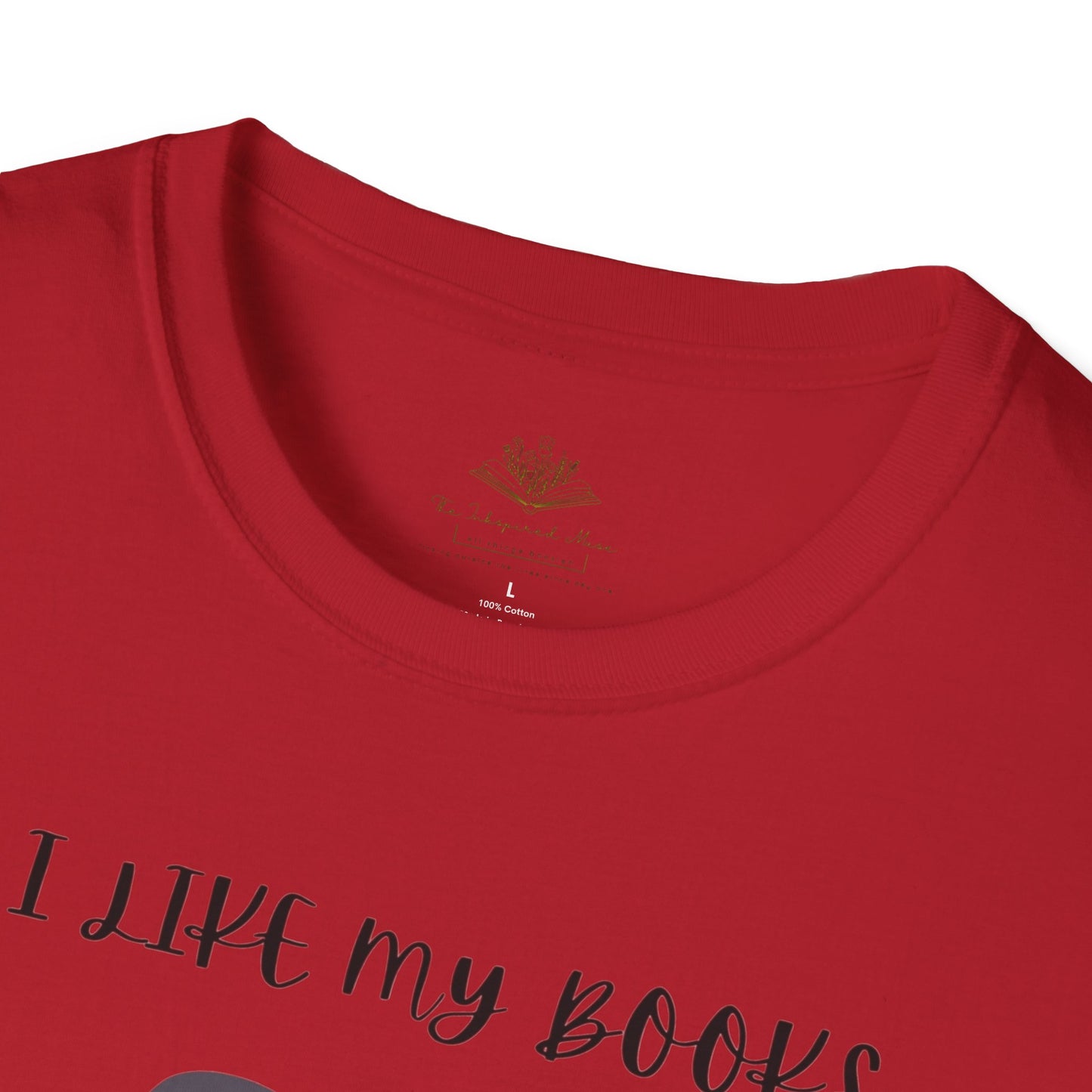 I Like My Books Dark, Filthy & Smutty T-Shirt, Unisex Softstyle Tee, Perfect Gift for Readers, Casual Everyday Wear, Great for Book Clubs, Birthday, and Holidays