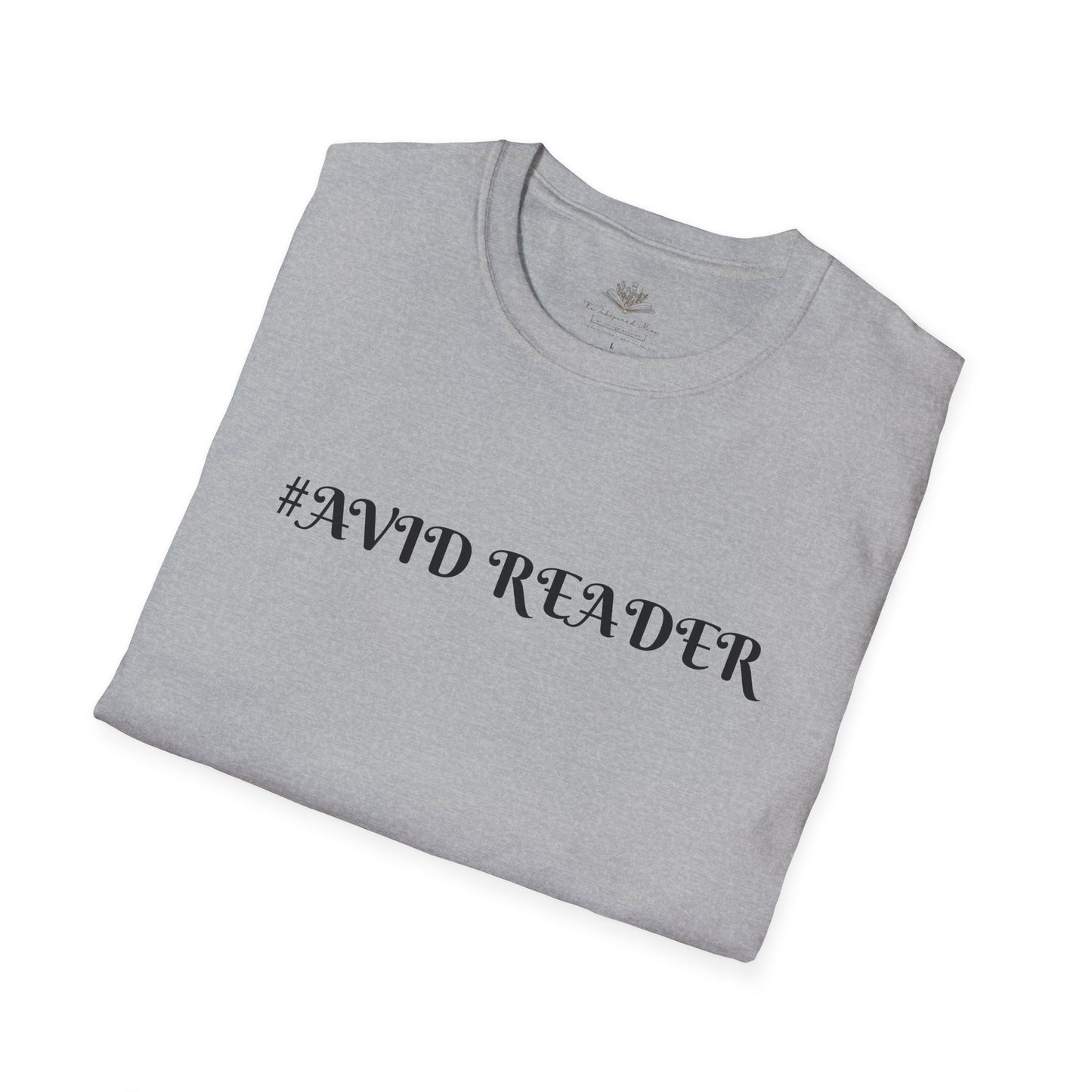 #AVID READER Unisex Softstyle T-Shirt - Perfect for Book Lovers, Gifts for Readers, Cozy Attire, Ideal for Book Clubs, Casual Style