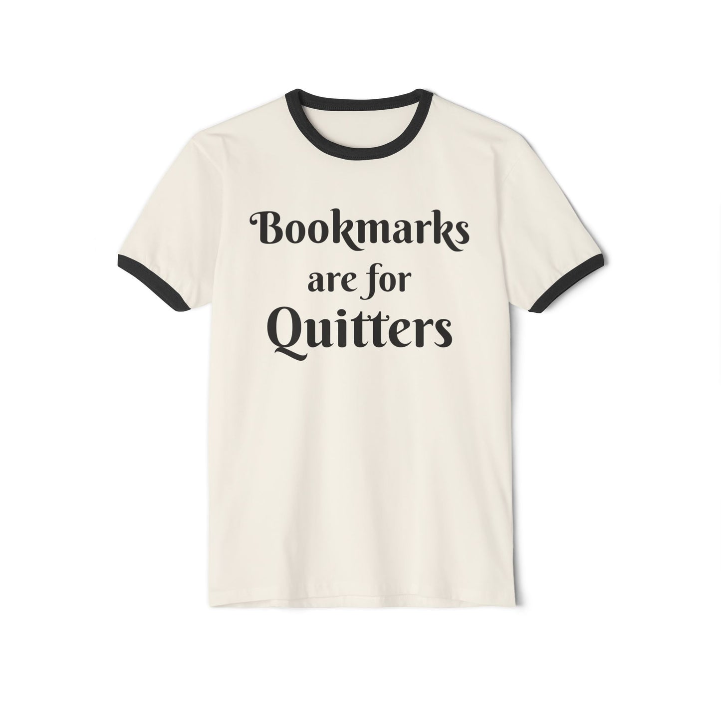 Quirky Book Lovers Ringer T-Shirt | Fun Gift for Readers, Literary Humor, Bookish Apparel, Unique Reading Tee, Funny Gifts for Bookworms