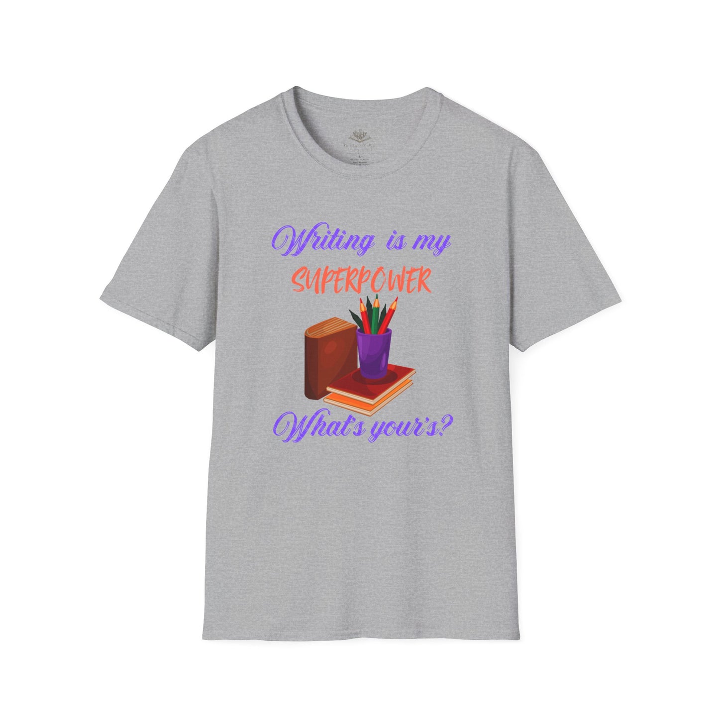 Creative Writer's Superpower T-Shirt, Writing Gift, Literary Tee, Inspiring Shirt, Book Lovers Apparel