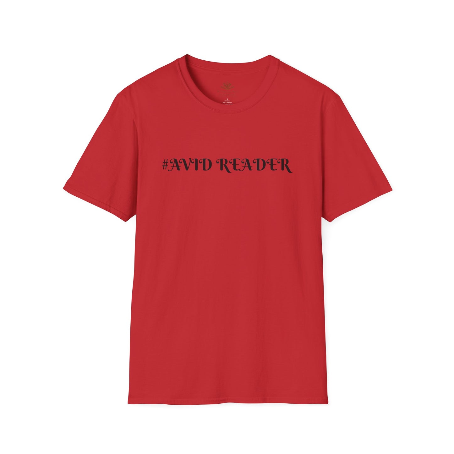 #AVID READER Unisex Softstyle T-Shirt - Perfect for Book Lovers, Gifts for Readers, Cozy Attire, Ideal for Book Clubs, Casual Style