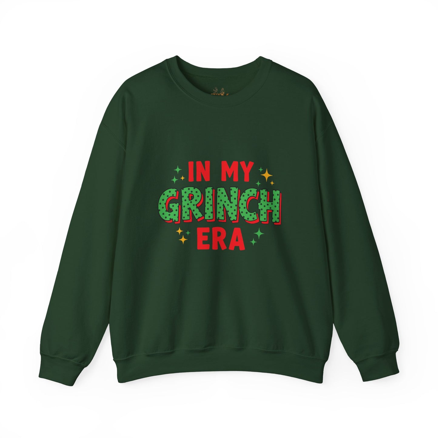 Crewneck Sweatshirt — "In My Grinch Era" Holiday Graphic