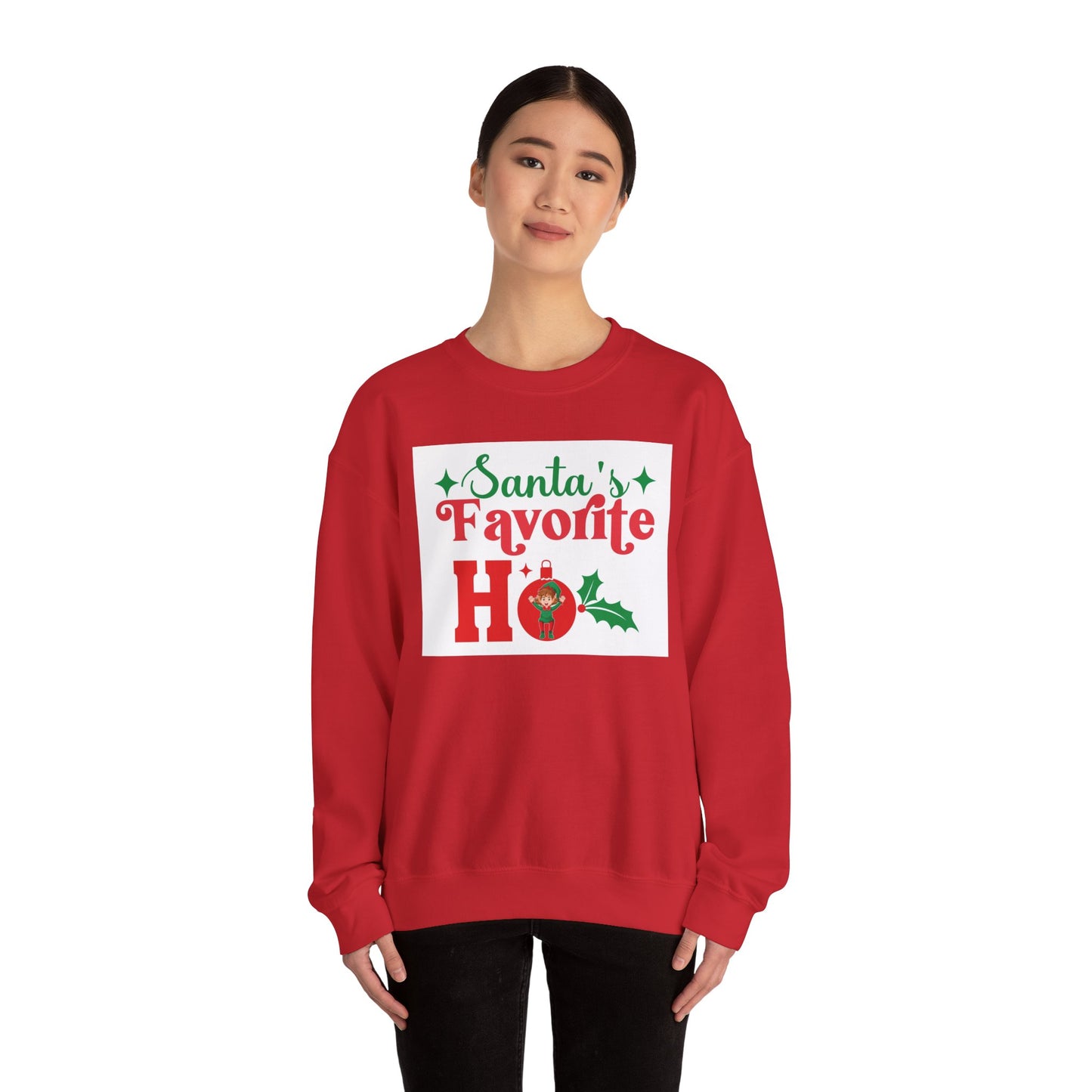 Santa's Favorite Ho Sweatshirt – Funny Christmas Holiday Crewneck