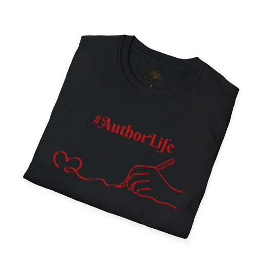 #AuthorLife T-Shirt, Book Lover Gift, Writer Shirt, Literary Tee, Busy Author Top
