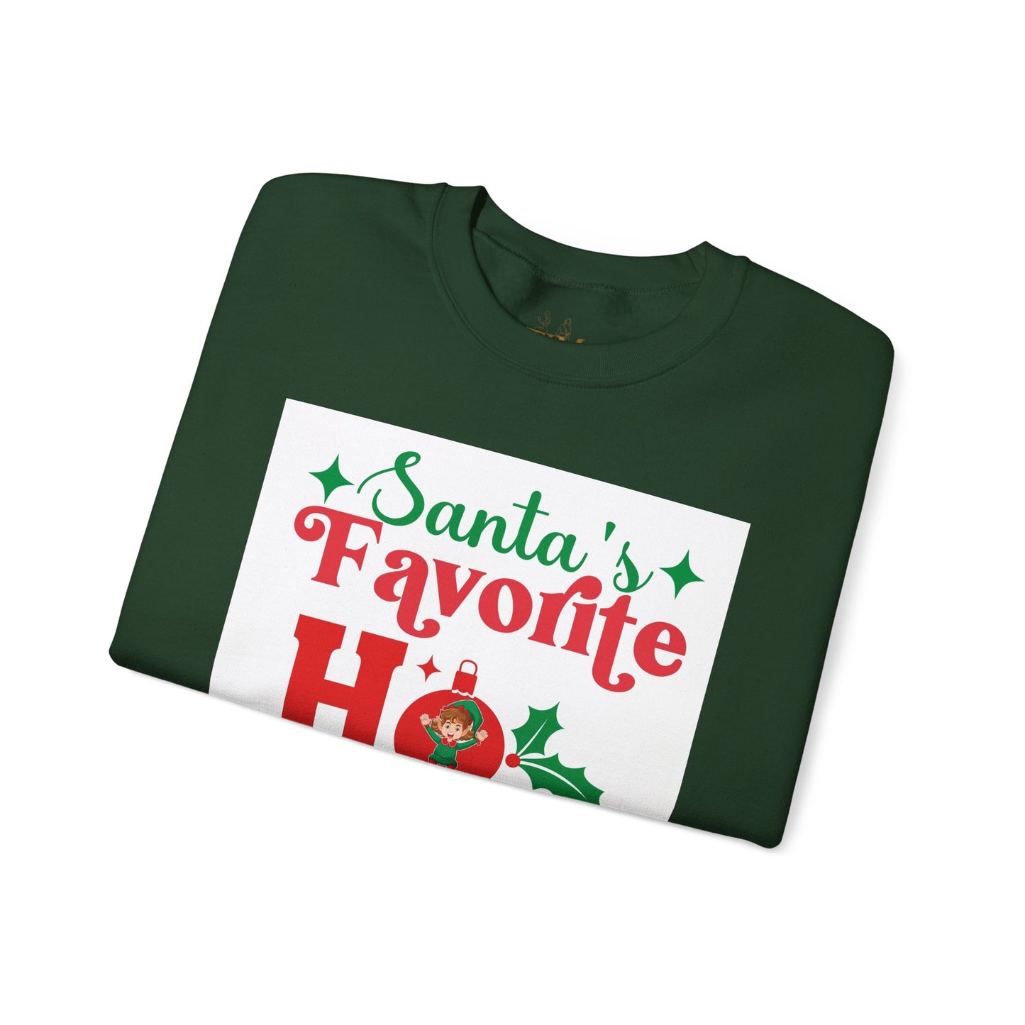 Santa's Favorite Ho Sweatshirt – Funny Christmas Holiday Crewneck