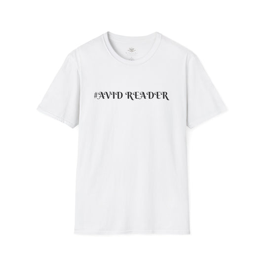 #AVID READER Unisex Softstyle T-Shirt - Perfect for Book Lovers, Gifts for Readers, Cozy Attire, Ideal for Book Clubs, Casual Style