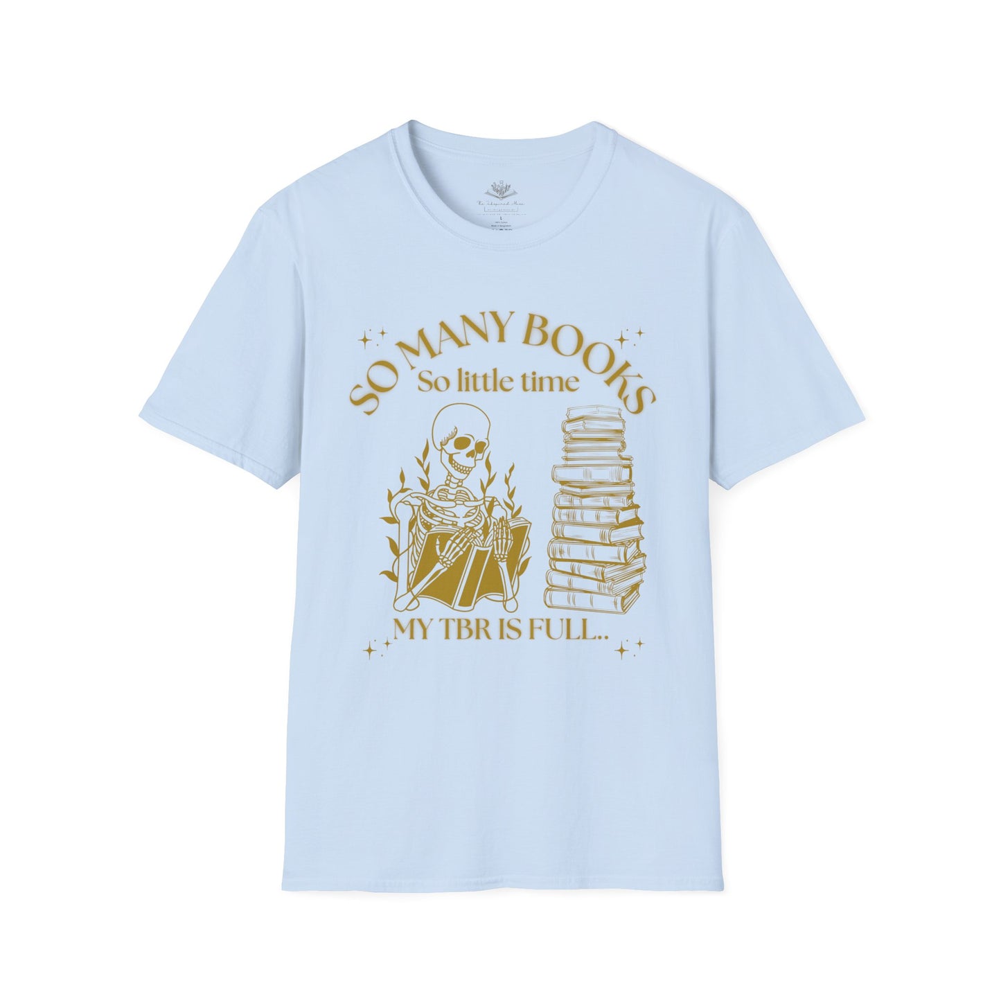 'So Many Books So Little Time' Design, Ideal for Readers, Gifts for Book Festivals, Literary Events, Reading Parties