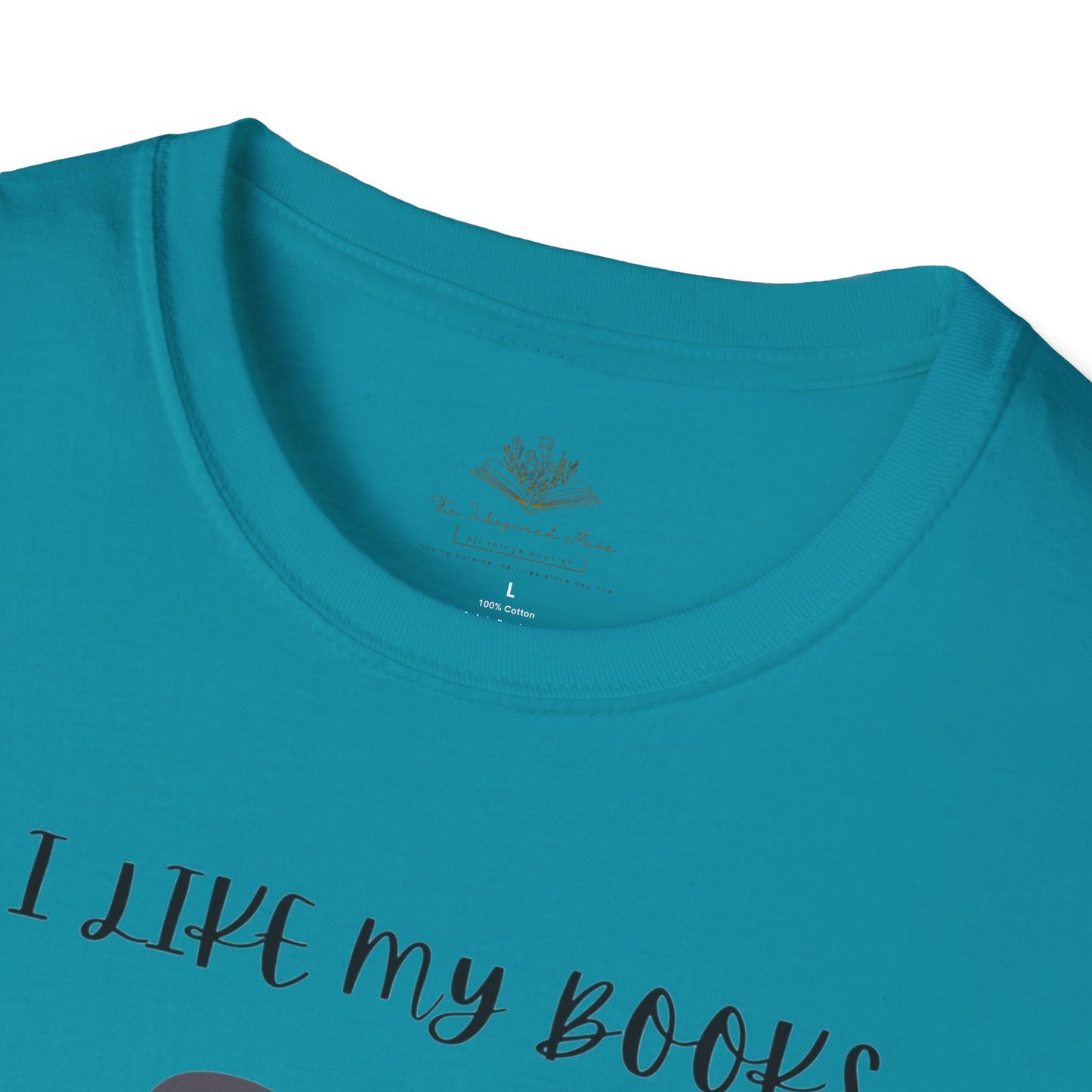 I Like My Books Dark, Filthy & Smutty T-Shirt, Unisex Softstyle Tee, Perfect Gift for Readers, Casual Everyday Wear, Great for Book Clubs, Birthday, and Holidays