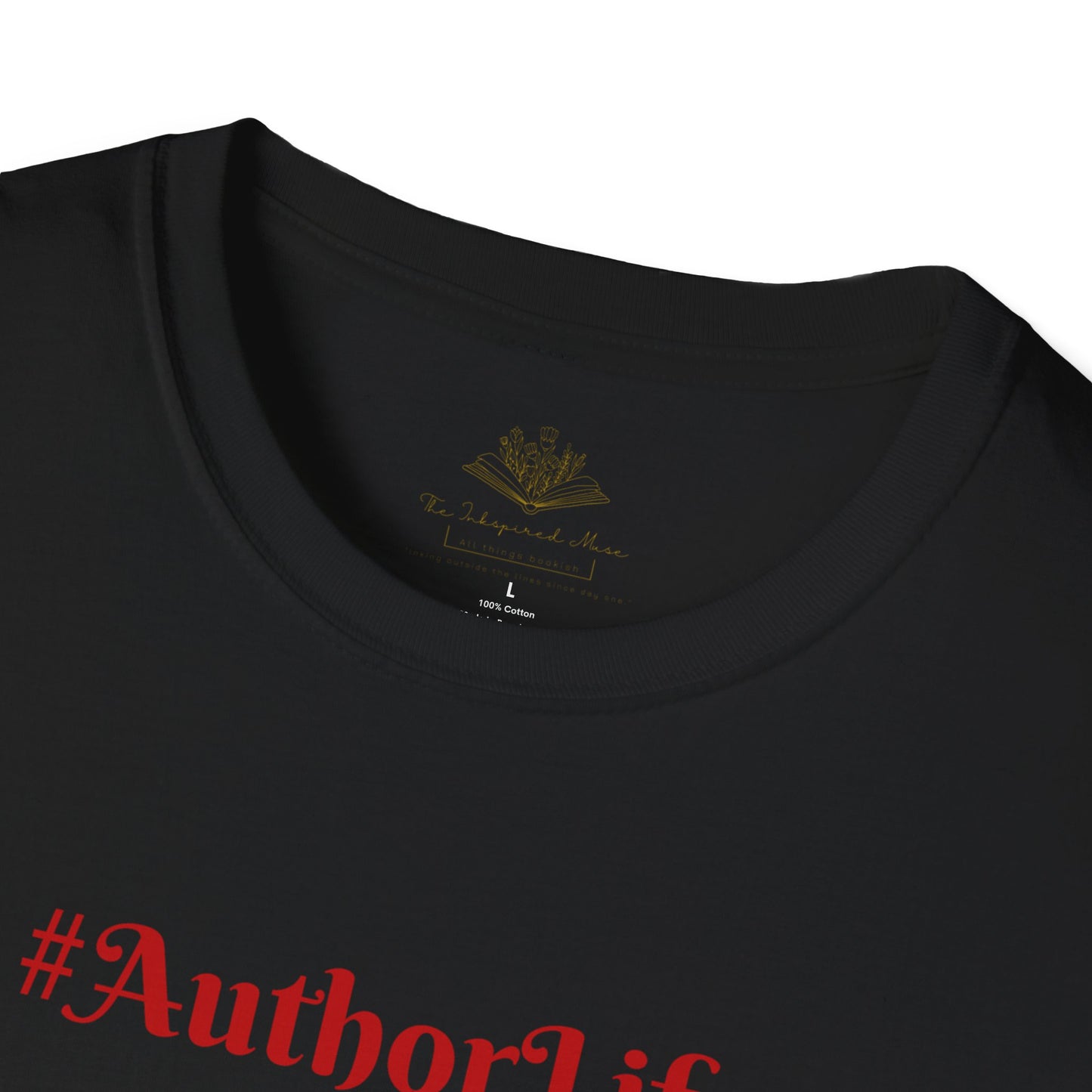 #AuthorLife T-Shirt, Book Lover Gift, Writer Shirt, Literary Tee, Busy Author Top