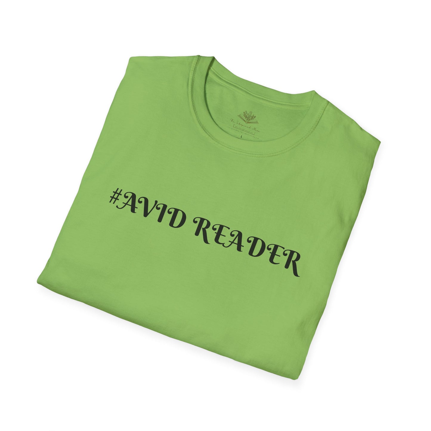 #AVID READER Unisex Softstyle T-Shirt - Perfect for Book Lovers, Gifts for Readers, Cozy Attire, Ideal for Book Clubs, Casual Style