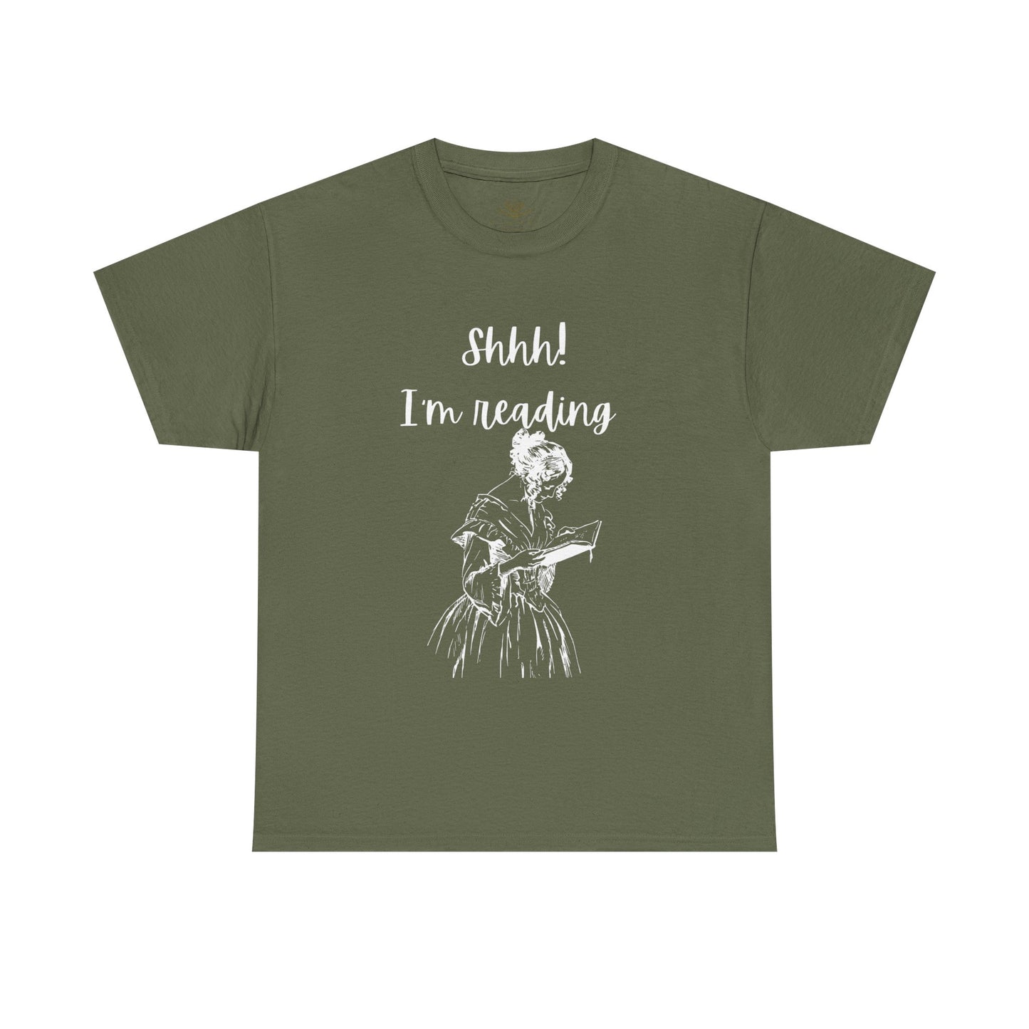 Shhh! I'm Reading Unisex Heavy Cotton Tee