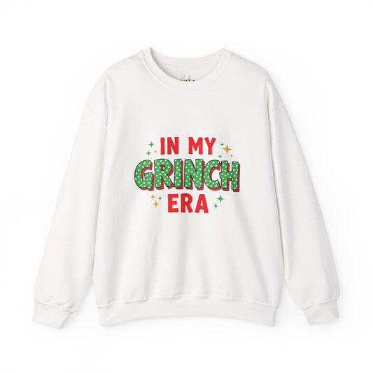 Crewneck Sweatshirt — "In My Grinch Era" Holiday Graphic