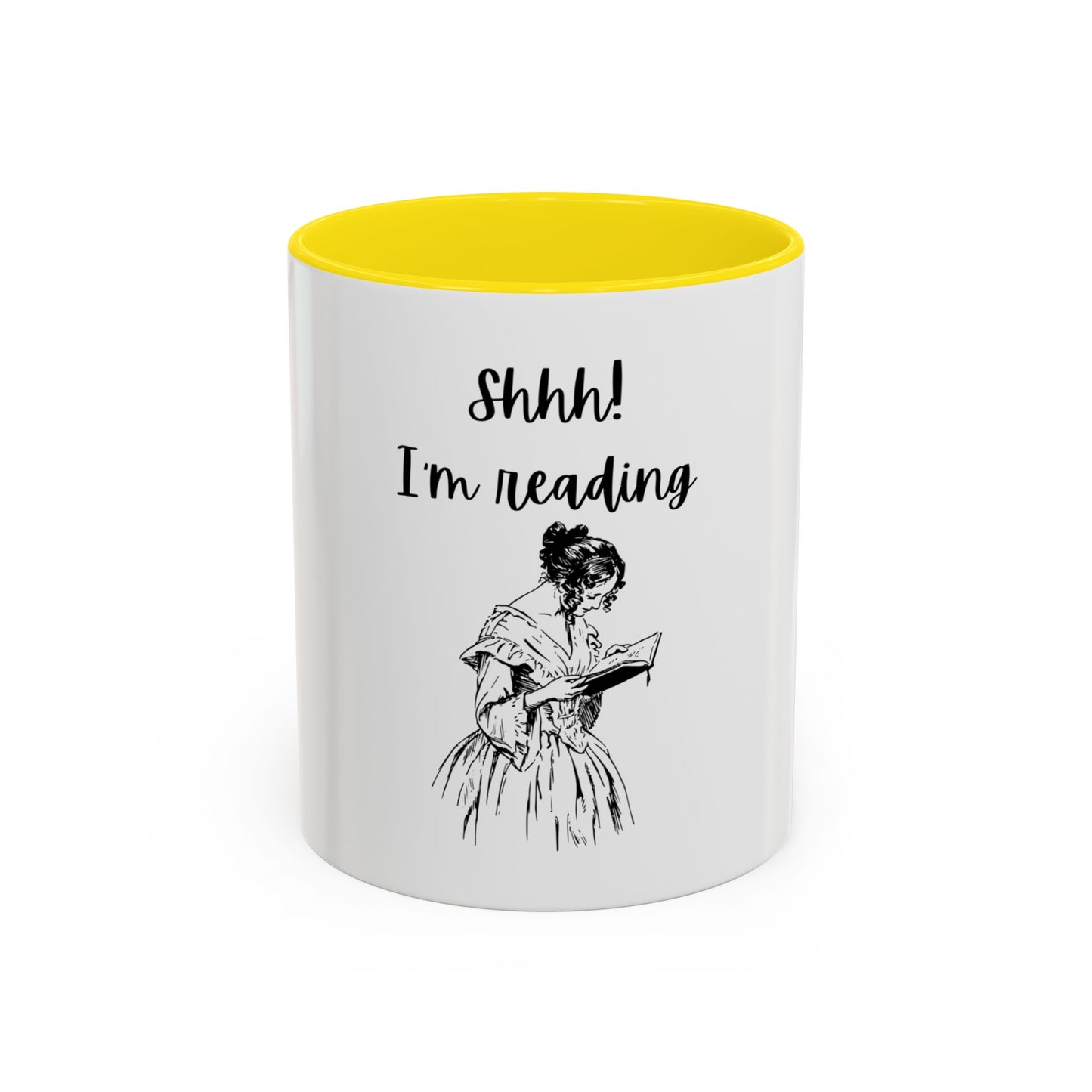 Shhh! I'm Reading Mug - Perfect for Book Lovers, Cozy Home, Literary Gifts, Coffee Cup, Reading Nook Decor, Funny Gift Idea