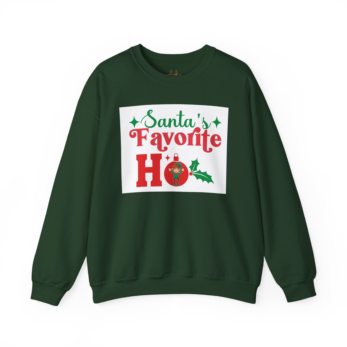 Santa's Favorite Ho Sweatshirt – Funny Christmas Holiday Crewneck