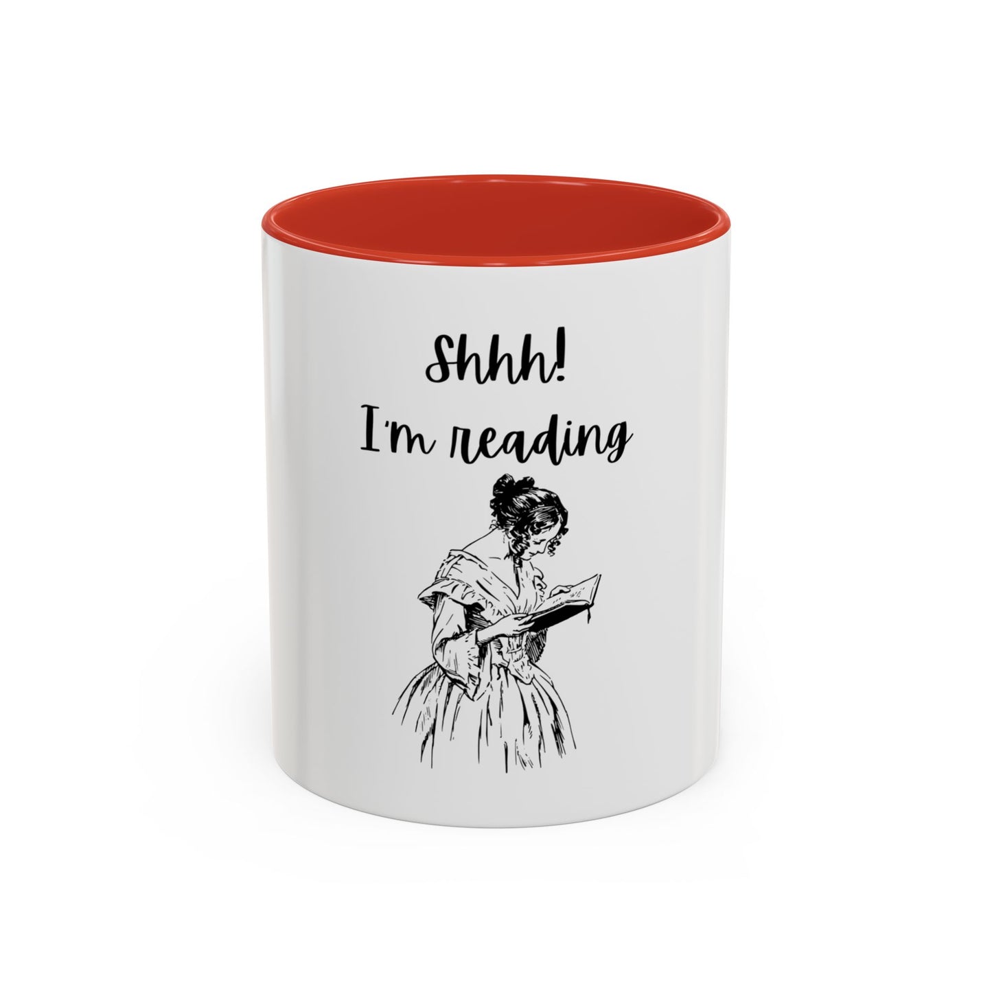 Shhh! I'm Reading Mug - Perfect for Book Lovers, Cozy Home, Literary Gifts, Coffee Cup, Reading Nook Decor, Funny Gift Idea