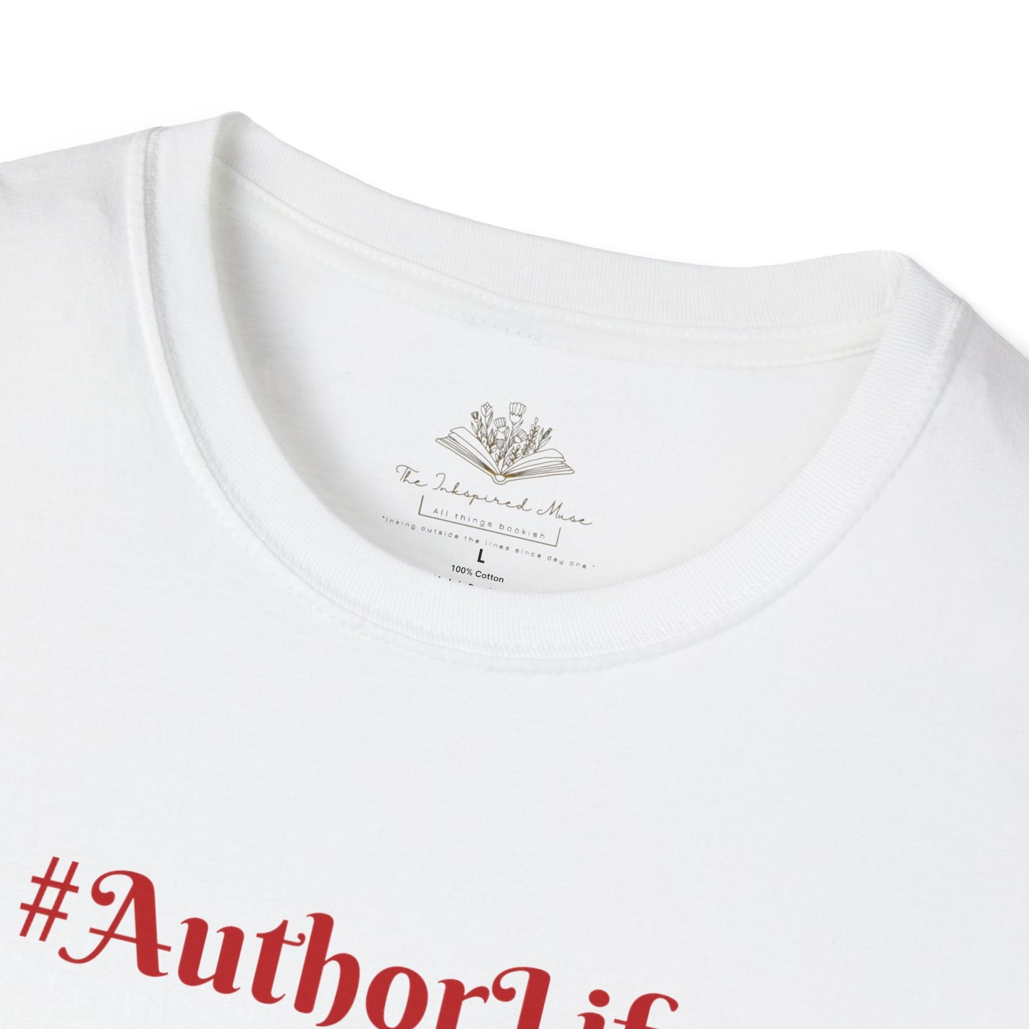 #AuthorLife T-Shirt, Book Lover Gift, Writer Shirt, Literary Tee, Busy Author Top