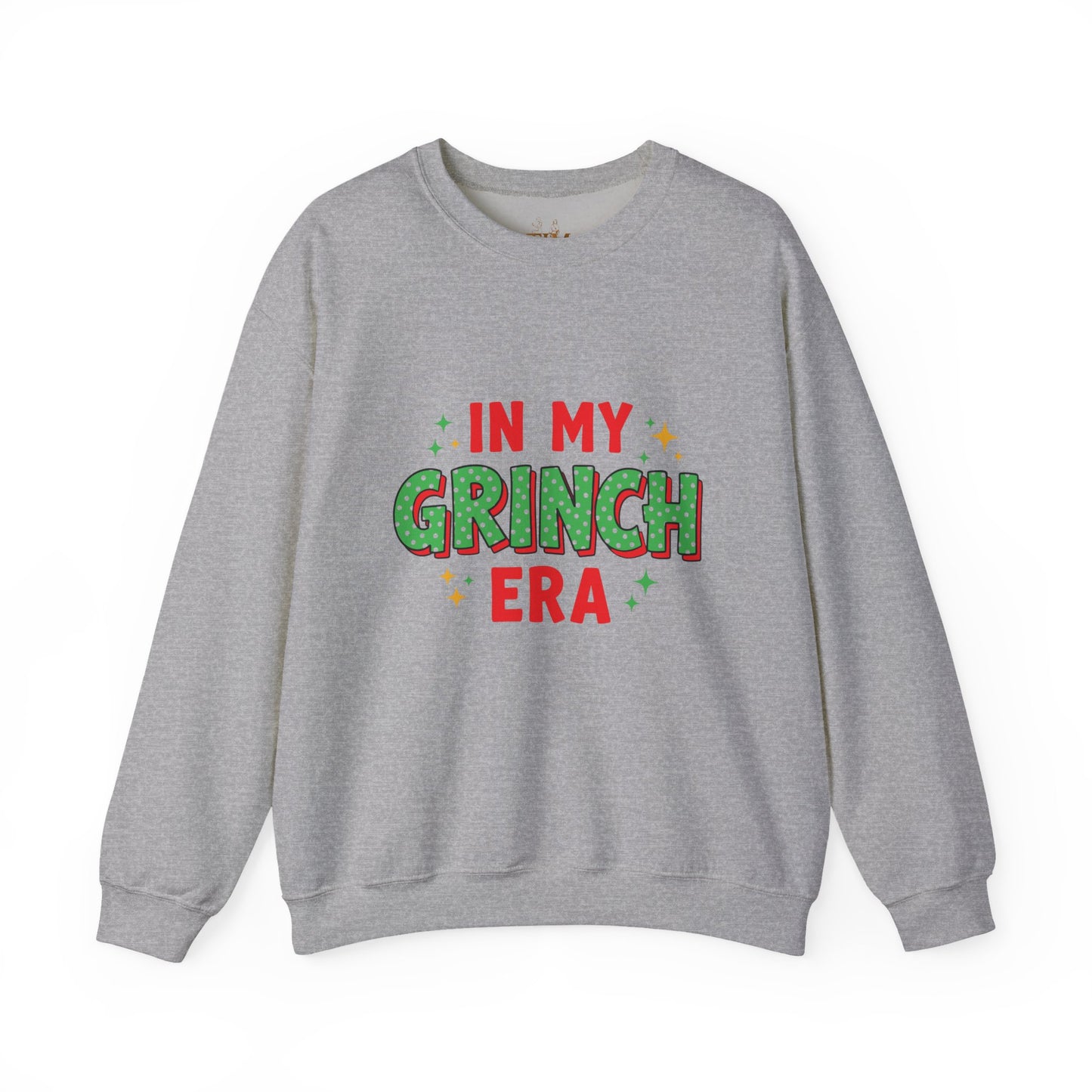 Crewneck Sweatshirt — "In My Grinch Era" Holiday Graphic