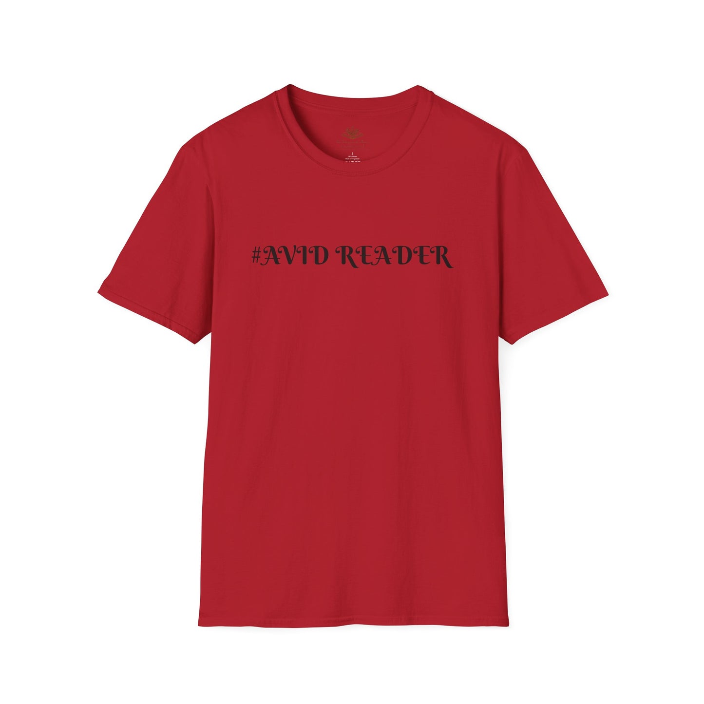 #AVID READER Unisex Softstyle T-Shirt - Perfect for Book Lovers, Gifts for Readers, Cozy Attire, Ideal for Book Clubs, Casual Style