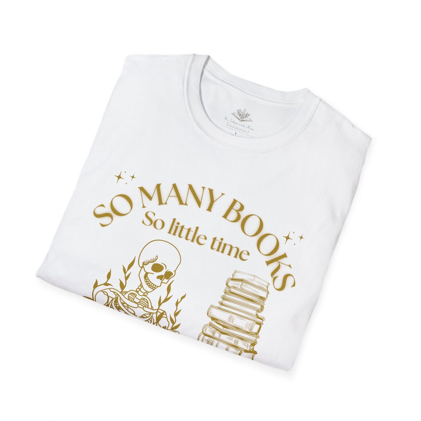 'So Many Books So Little Time' Design, Ideal for Readers, Gifts for Book Festivals, Literary Events, Reading Parties