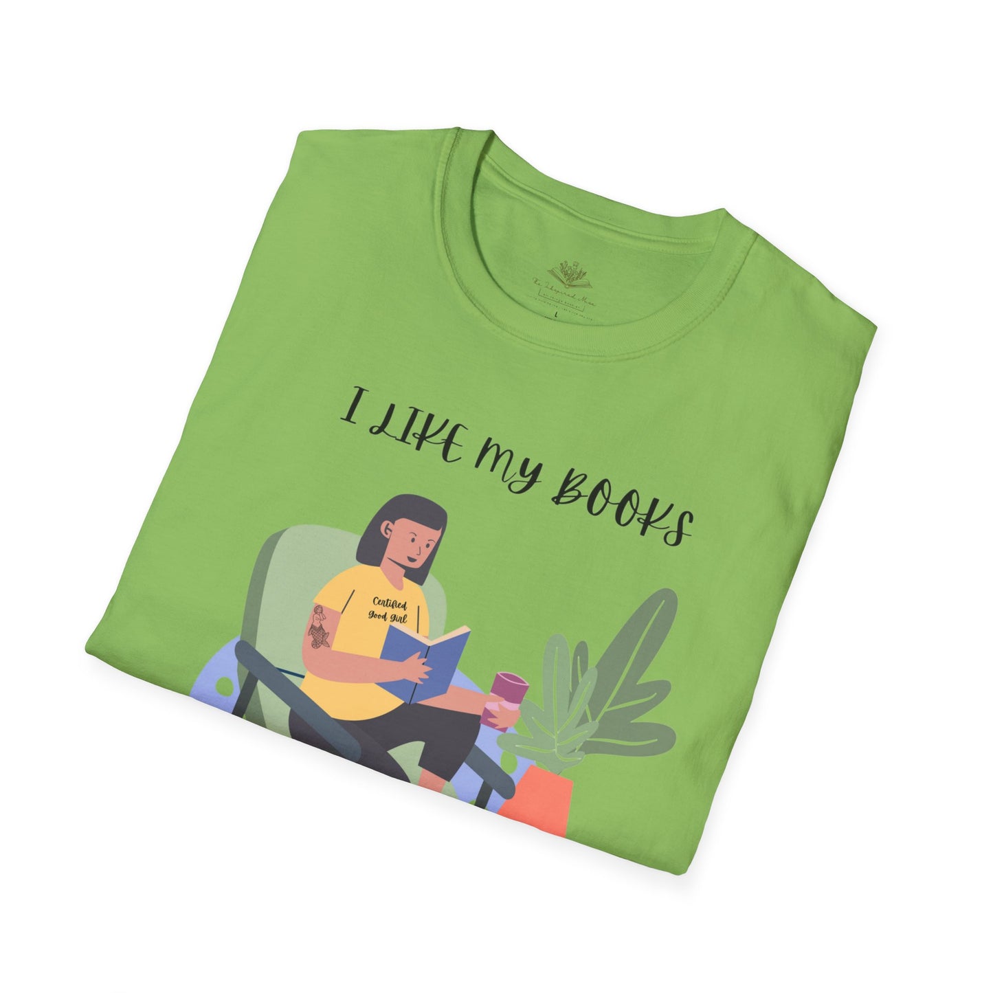 I Like My Books Dark, Filthy & Smutty T-Shirt, Unisex Softstyle Tee, Perfect Gift for Readers, Casual Everyday Wear, Great for Book Clubs, Birthday, and Holidays