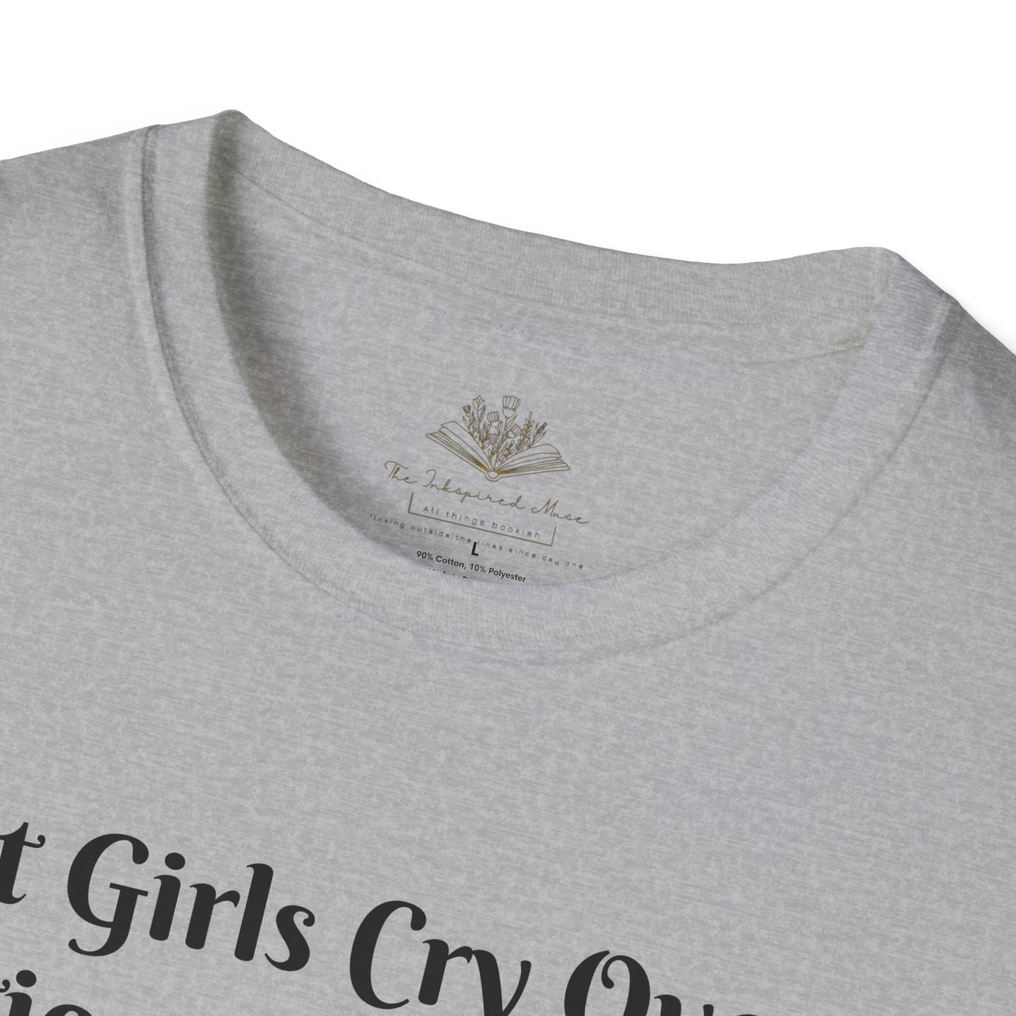 Hot Girls Cry Over Fictional Character T-Shirt, Softstyle Tee for Book Lovers, Cute Graphic Tee, Gift for Readers, Casual Statement Shirt, Perfect for [...]