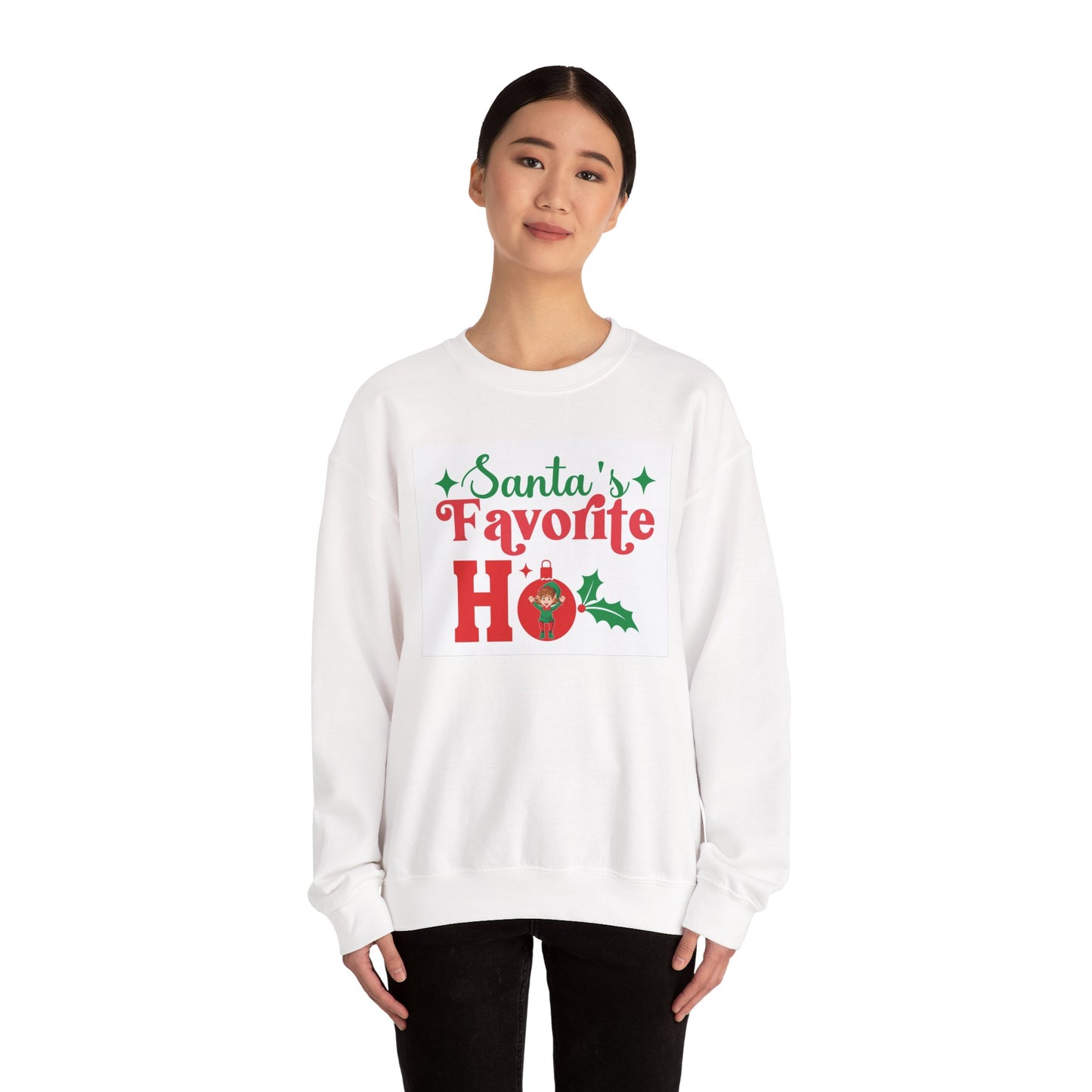 Santa's Favorite Ho Sweatshirt – Funny Christmas Holiday Crewneck