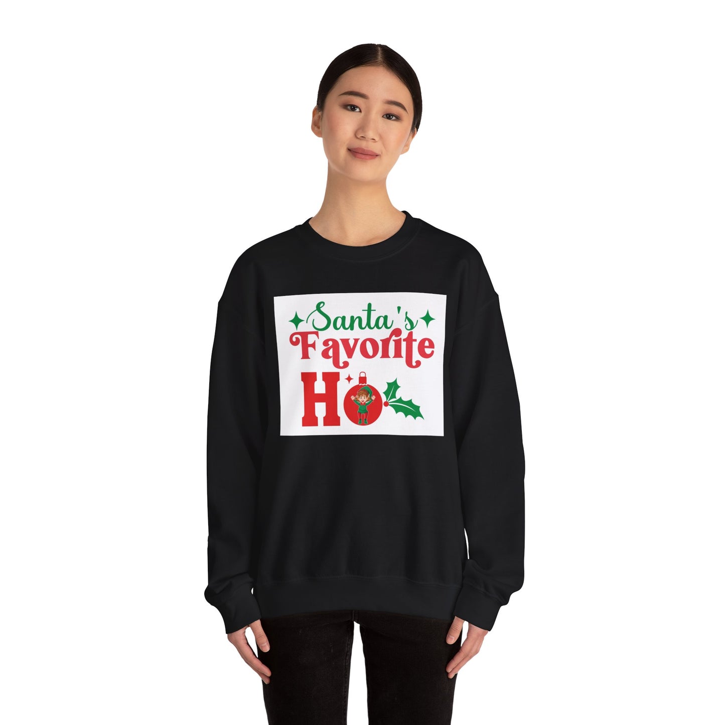 Santa's Favorite Ho Sweatshirt – Funny Christmas Holiday Crewneck