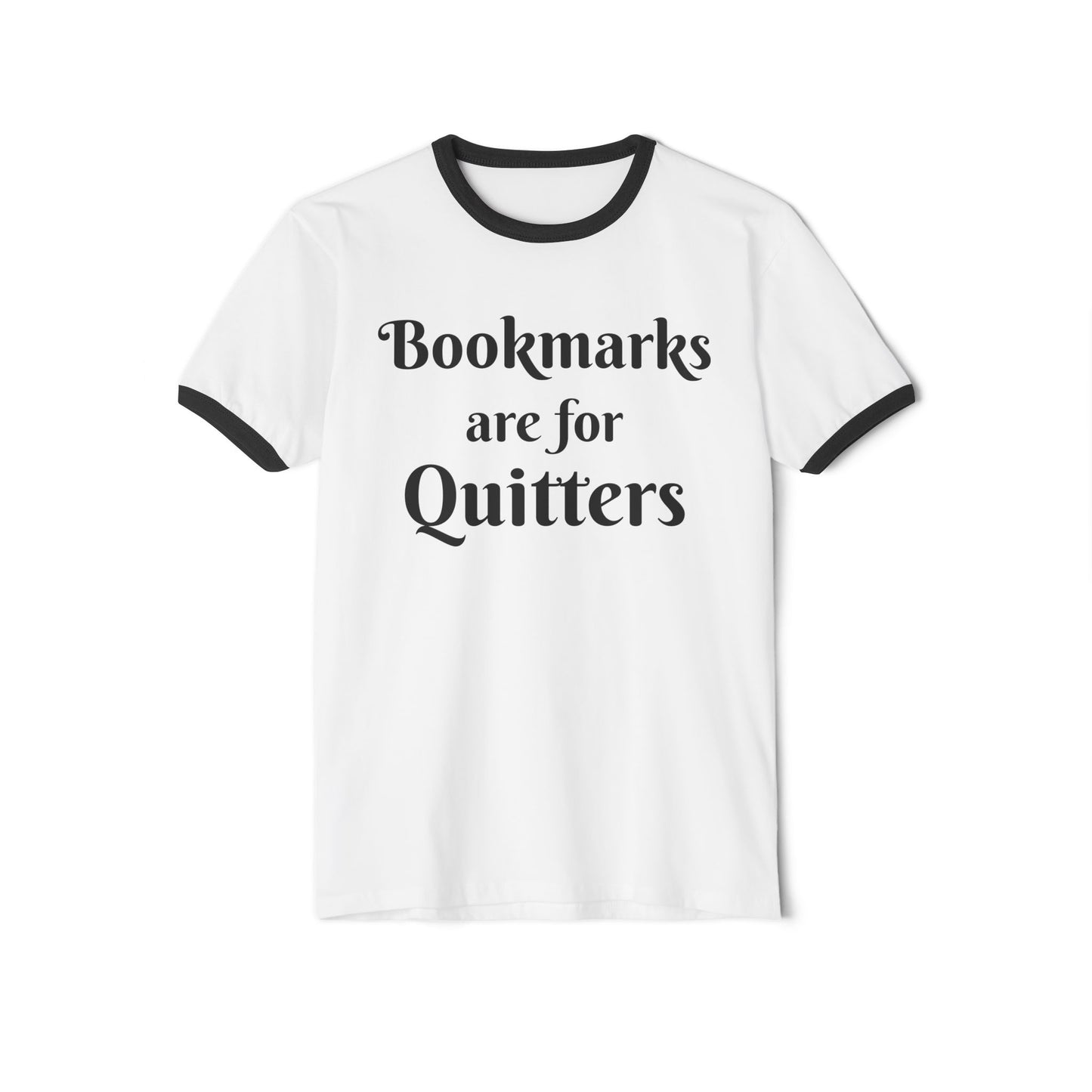 Quirky Book Lovers Ringer T-Shirt | Fun Gift for Readers, Literary Humor, Bookish Apparel, Unique Reading Tee, Funny Gifts for Bookworms