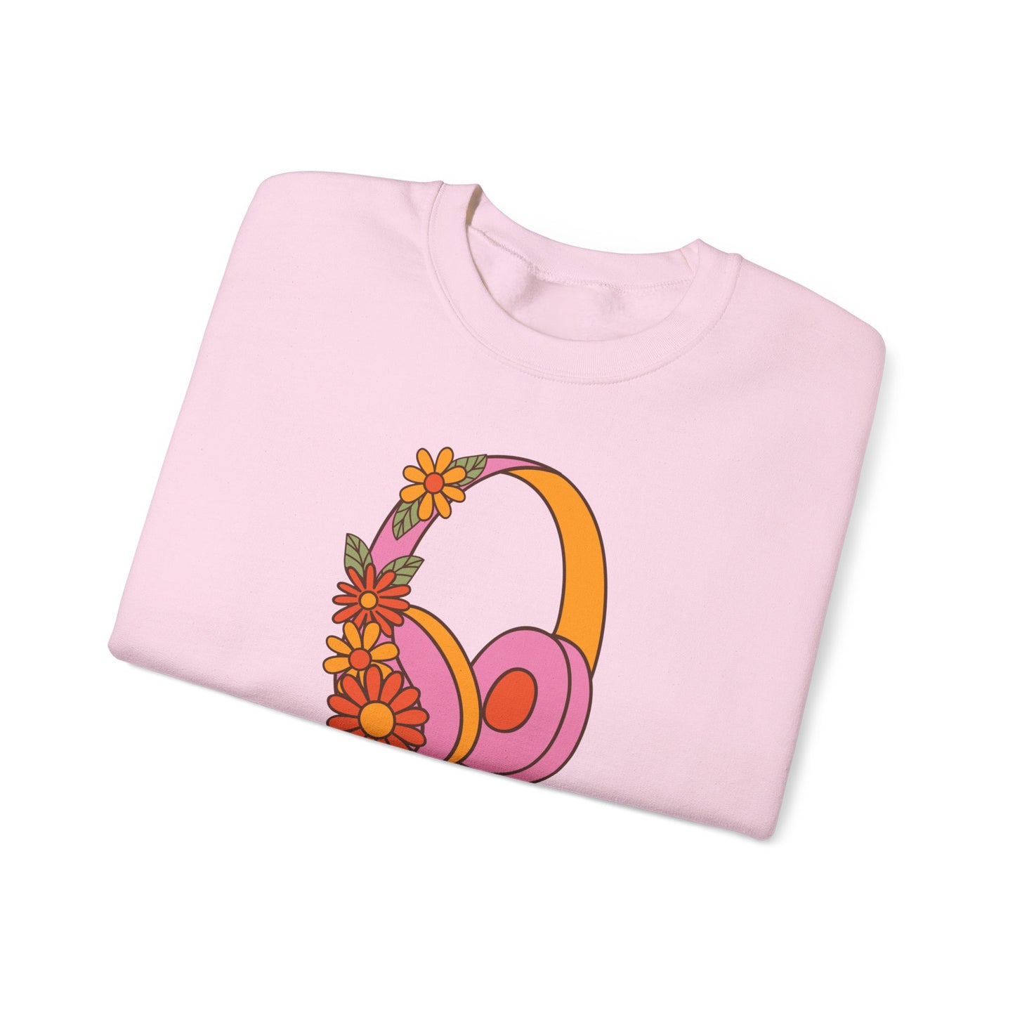 Cozy Audiobook Sweatshirt, Flower Design, Perfect for Book Lovers, Gifts for Readers, Relaxed Fit, Everyday Comfort