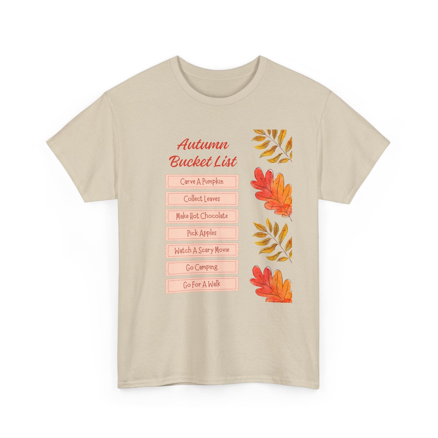 Autumn Bucket List Tee | Cozy Fall Vibes
