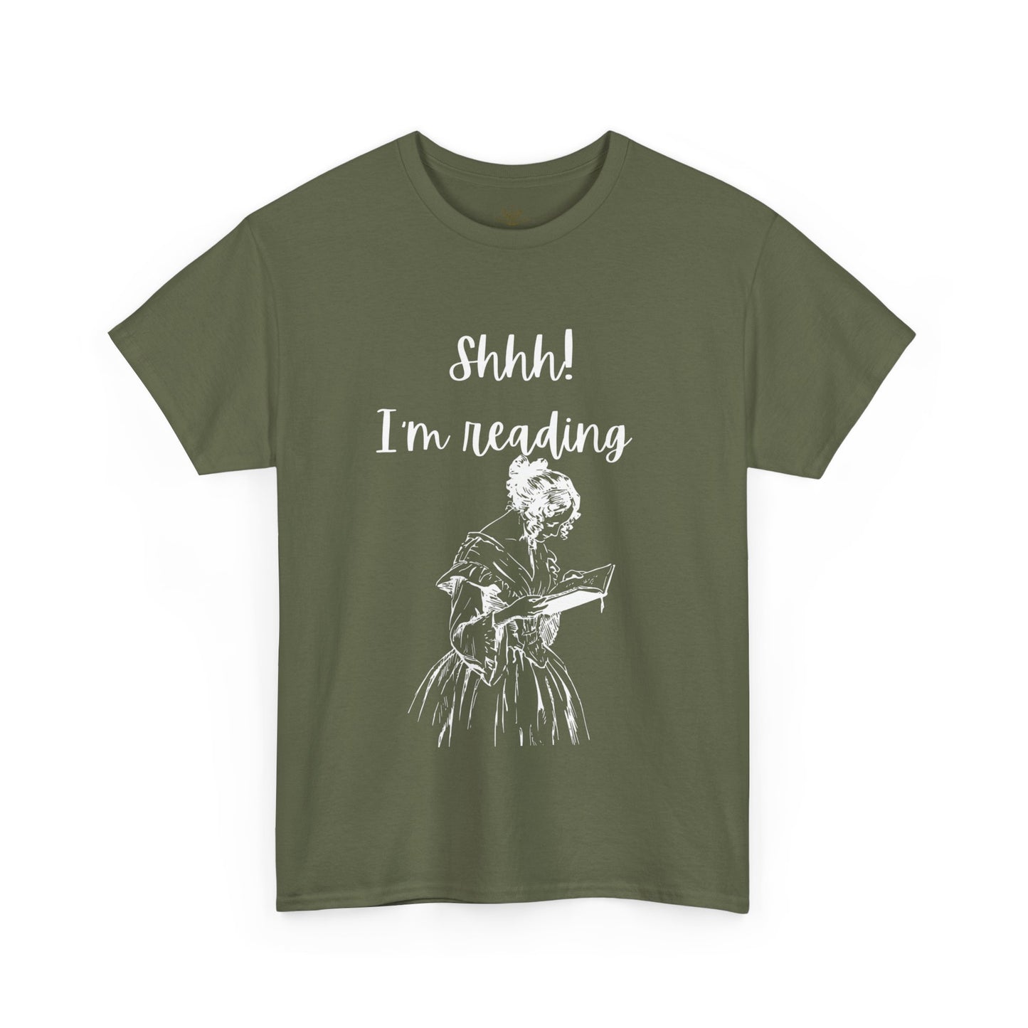 Shhh! I'm Reading Unisex Heavy Cotton Tee