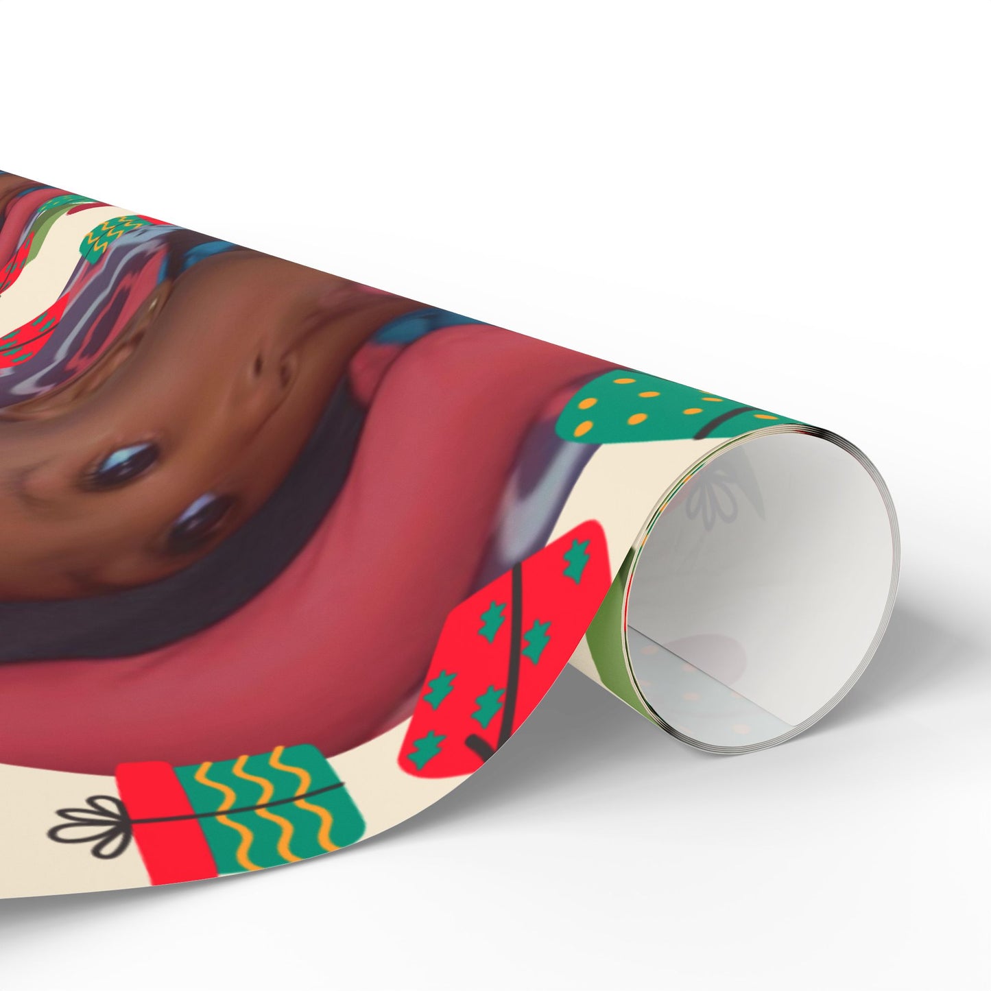 Personalized Christmas Wrapping Paper — "Nae’s 2nd Christmas" Photo Gift Wrap