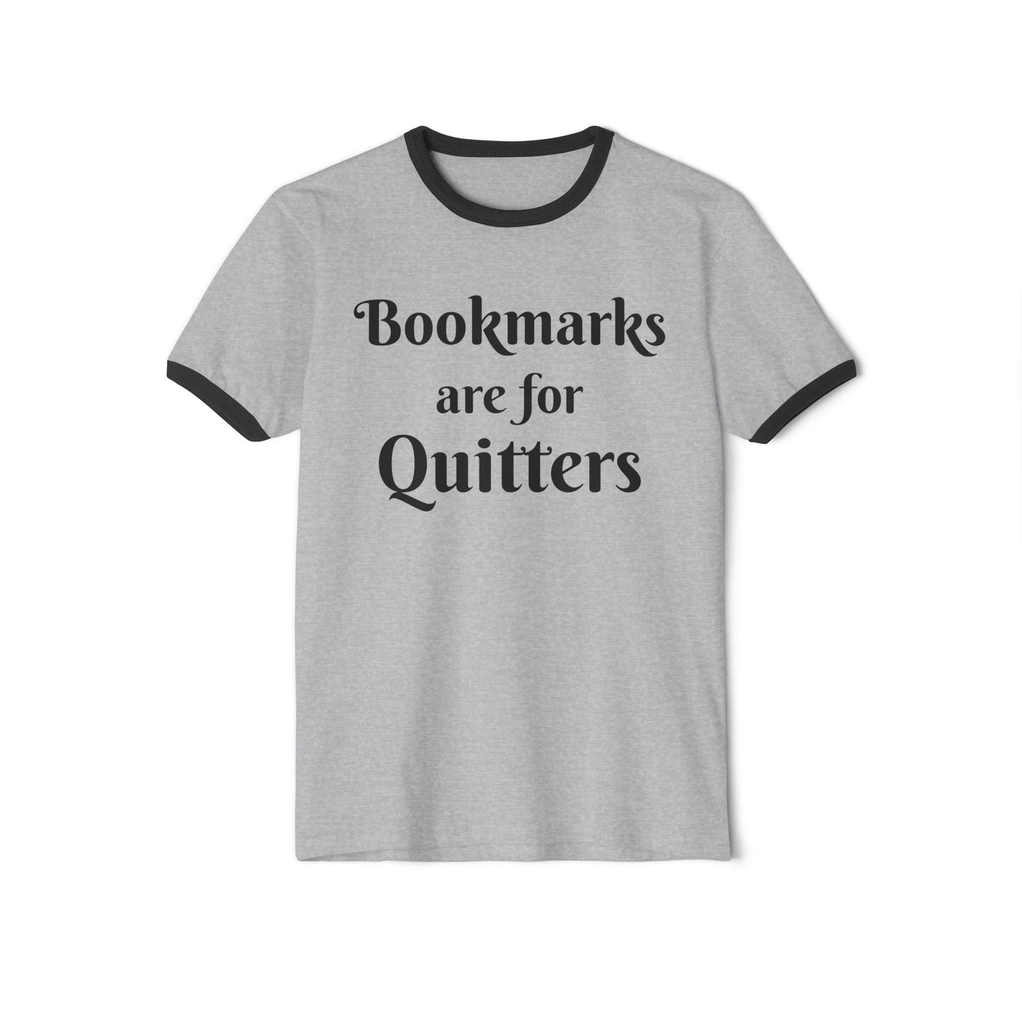 Quirky Book Lovers Ringer T-Shirt | Fun Gift for Readers, Literary Humor, Bookish Apparel, Unique Reading Tee, Funny Gifts for Bookworms
