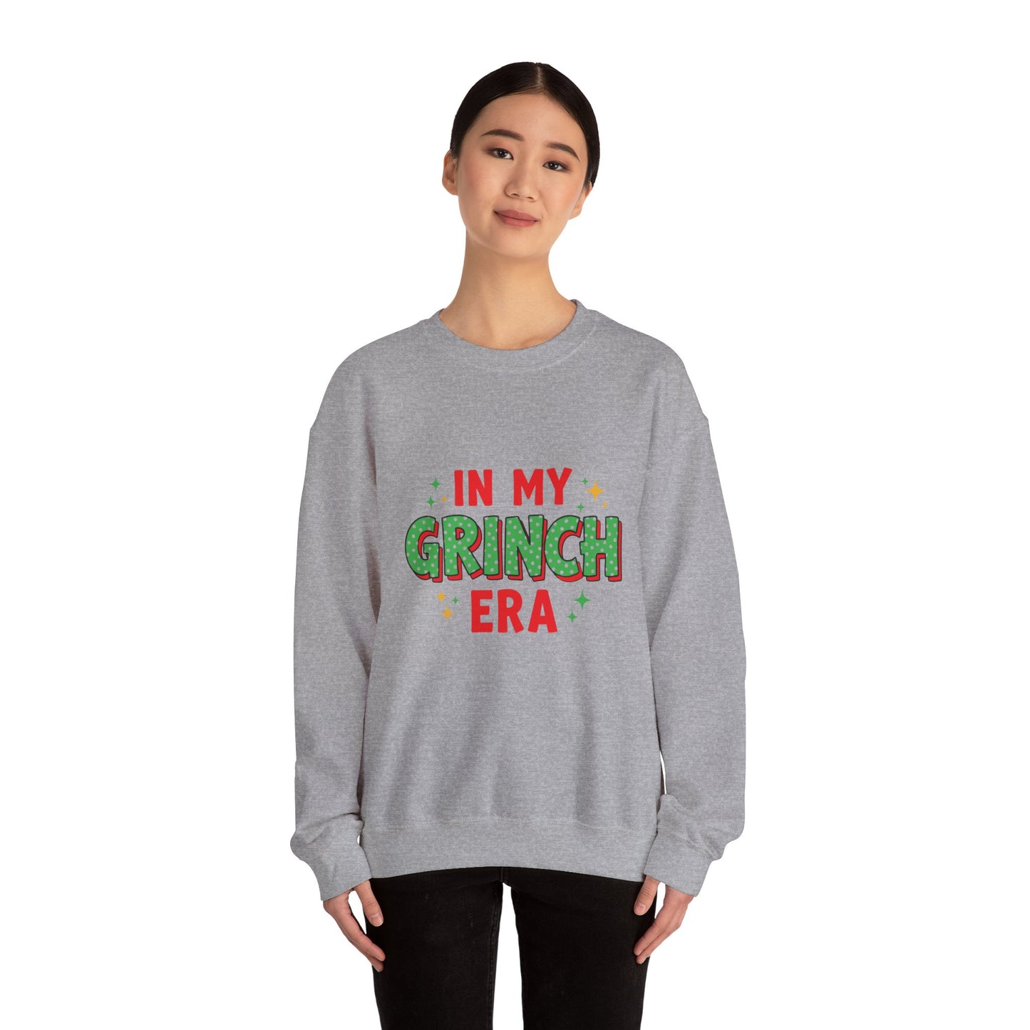 Crewneck Sweatshirt — "In My Grinch Era" Holiday Graphic