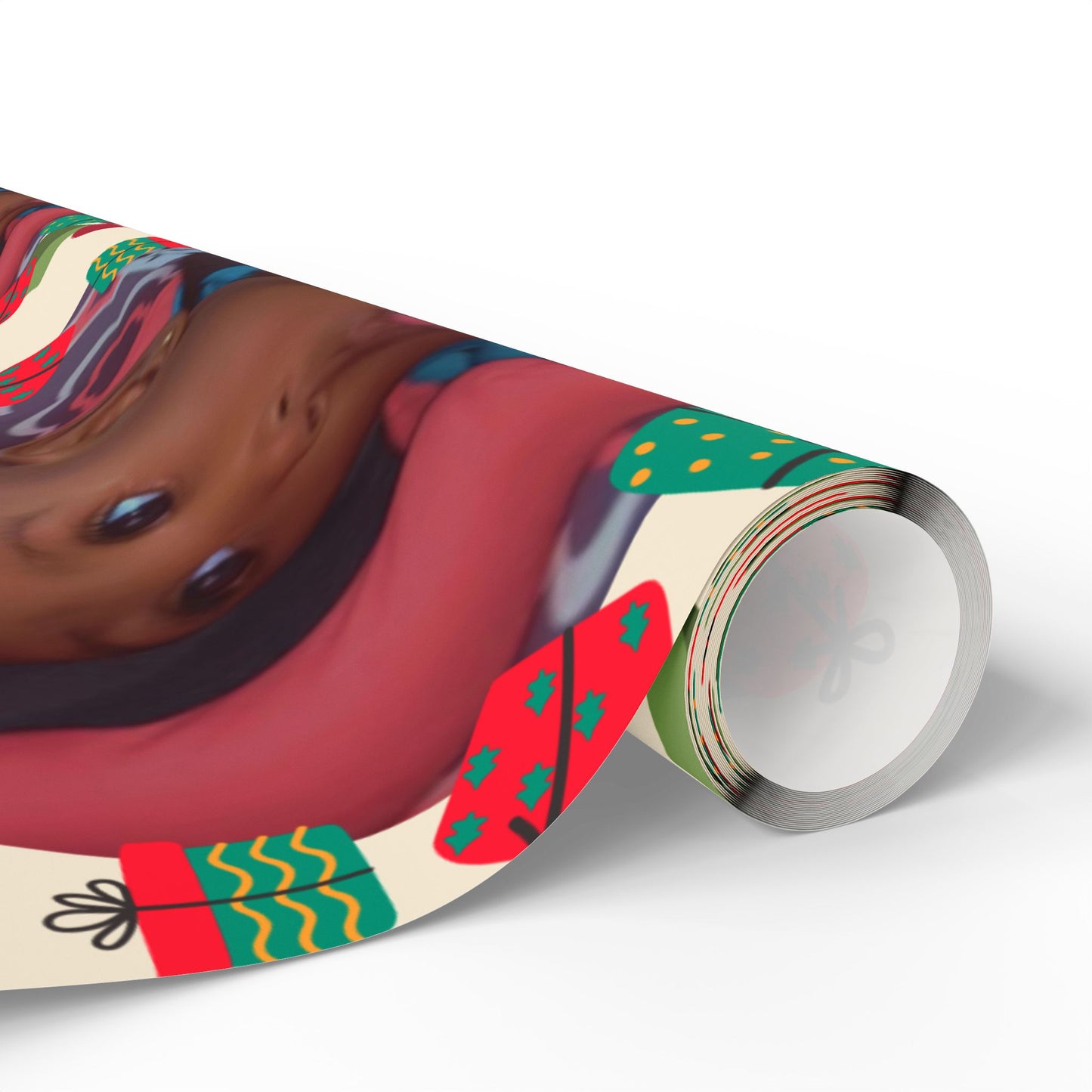 Personalized Christmas Wrapping Paper — "Nae’s 2nd Christmas" Photo Gift Wrap