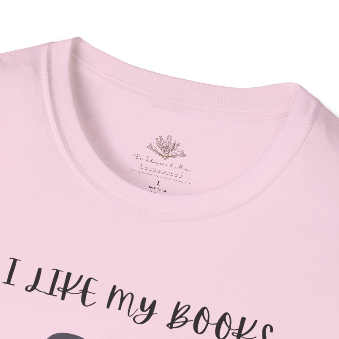I Like My Books Dark, Filthy & Smutty T-Shirt, Unisex Softstyle Tee, Perfect Gift for Readers, Casual Everyday Wear, Great for Book Clubs, Birthday, and Holidays